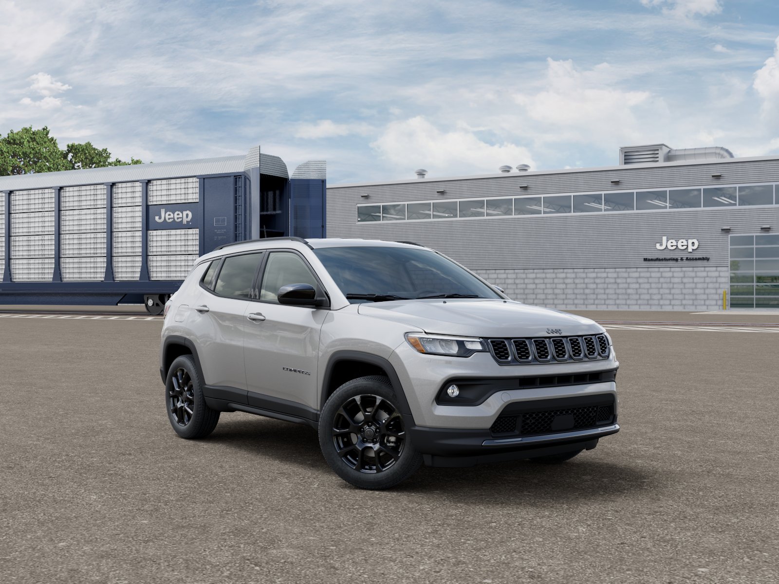 New 2026 Silver Zynith Metallic Clear-Coat Exterior Paint Jeep Latitude Altitude image 5