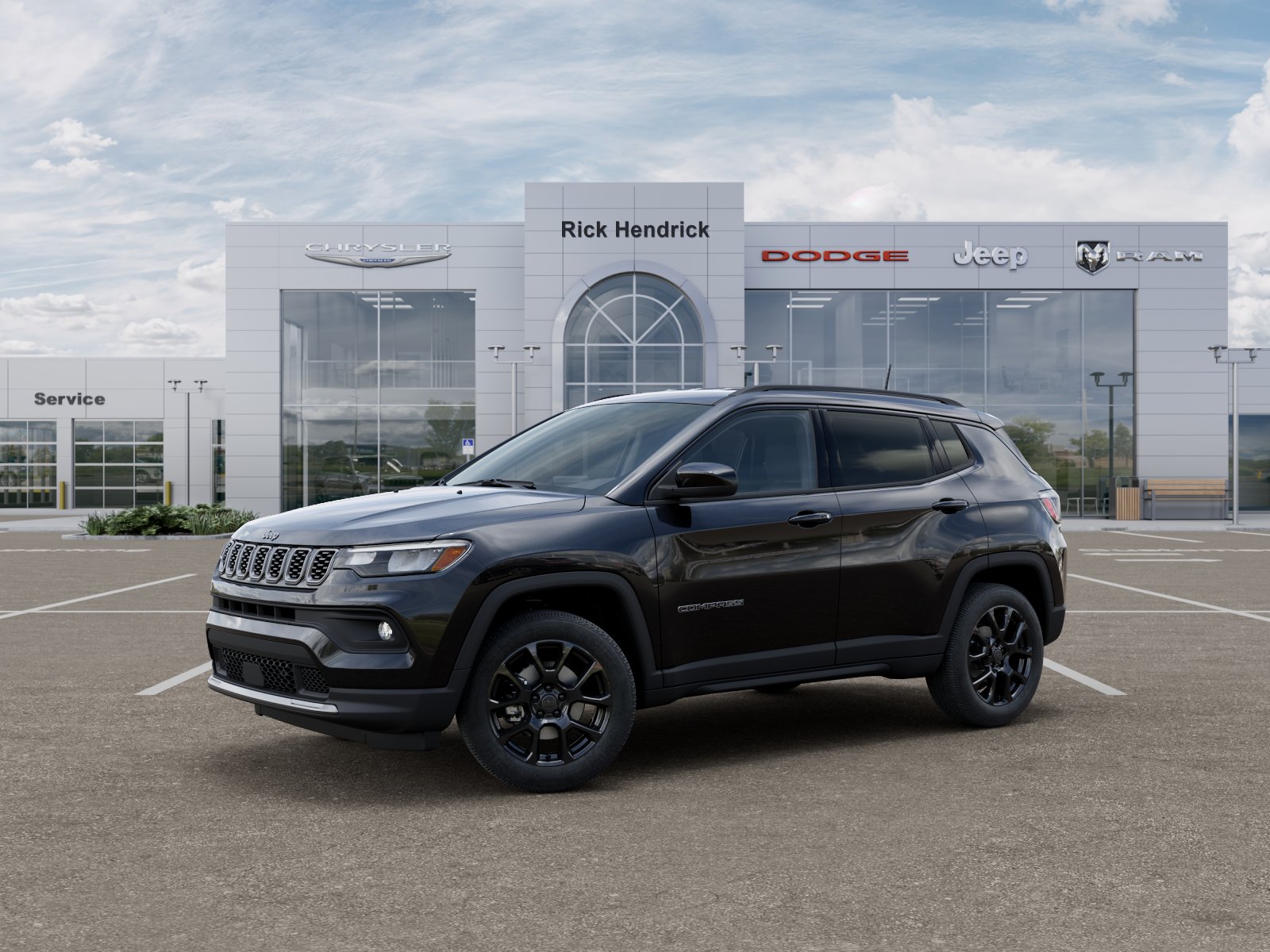 New 2026 Diamond Black Crystal Pearl-Coat Exterior Paint Jeep Latitude Altitude image 29