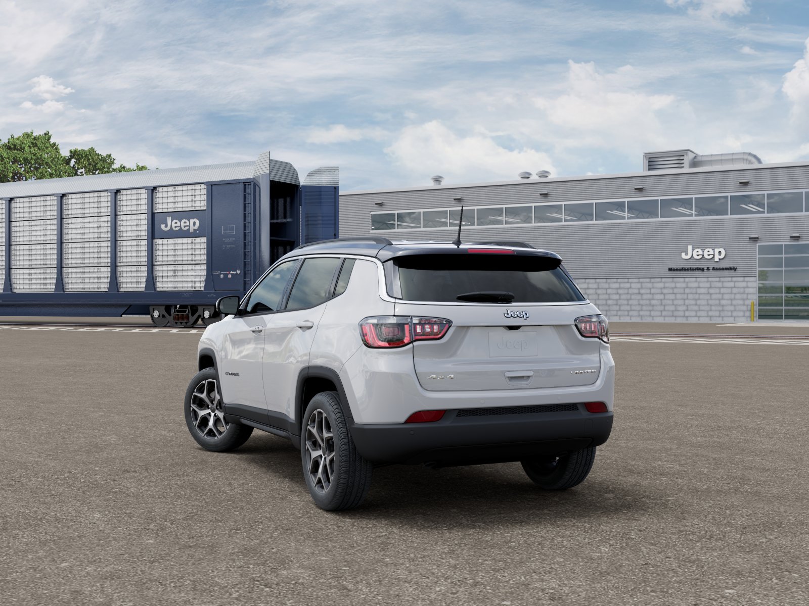 New 2026 Bright White Clear-Coat Exterior Paint Jeep COMPASS LIMITED 4X4 image 103