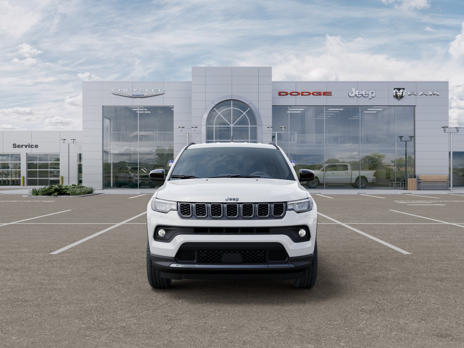 New 2026 Bright White Clear-Coat Exterior Paint Jeep Latitude Altitude image 36