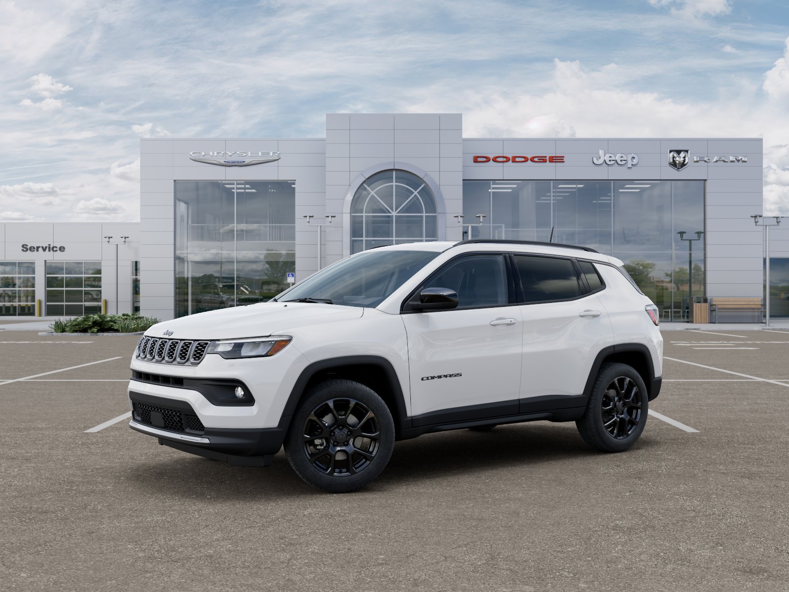 New 2026 Bright White Clear-Coat Exterior Paint Jeep Latitude Altitude image 32