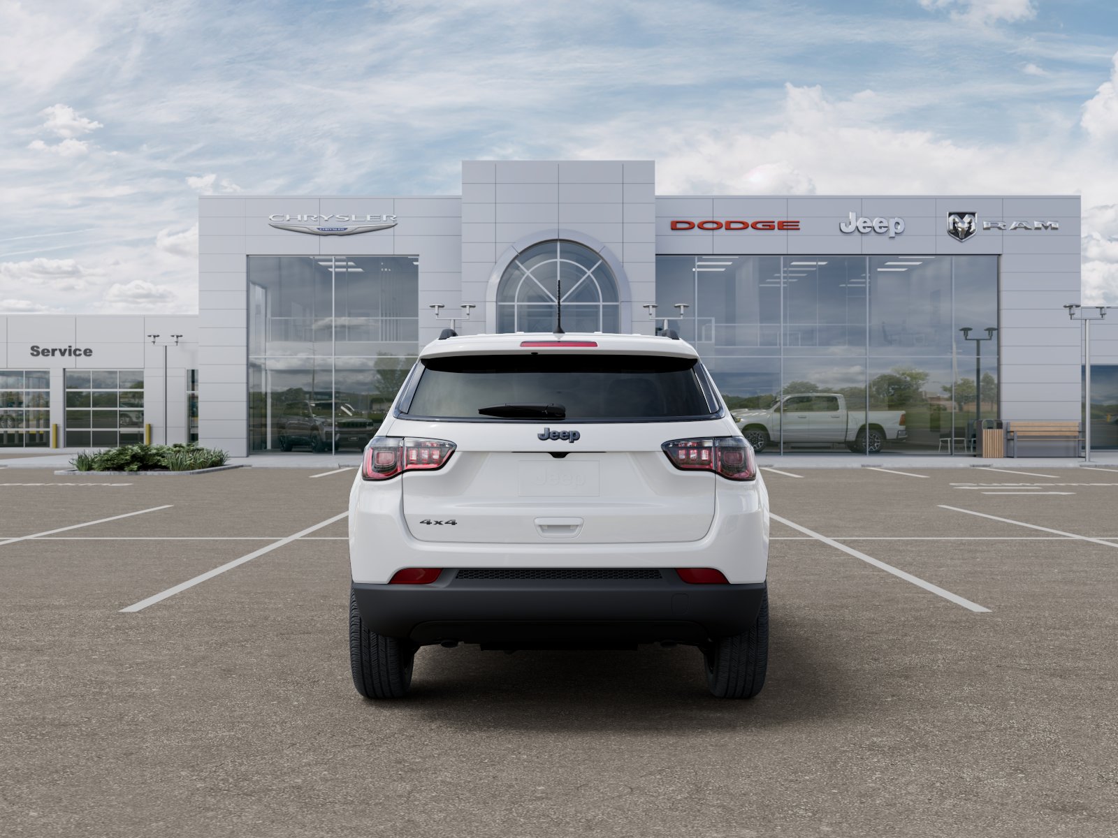 New 2026 Bright White Clear-Coat Exterior Paint Jeep Latitude Altitude image 37