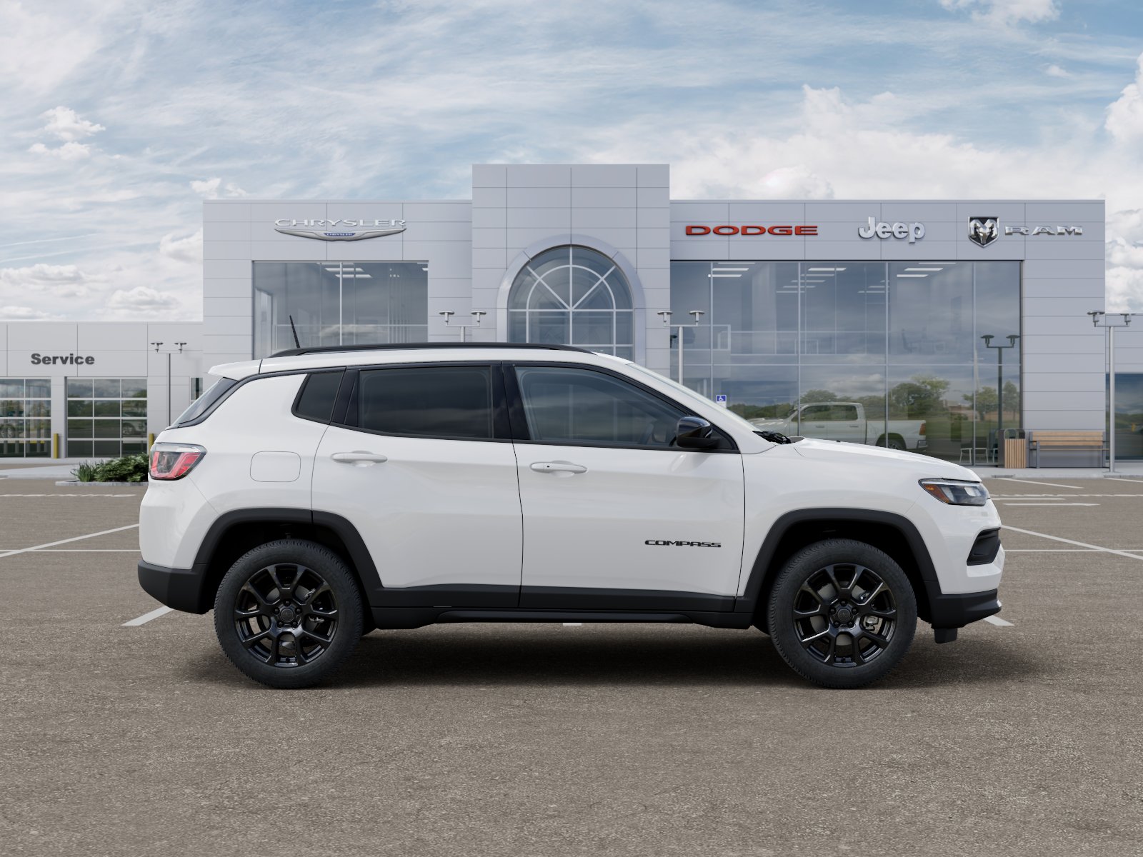 New 2026 Bright White Clear-Coat Exterior Paint Jeep Latitude Altitude image 51