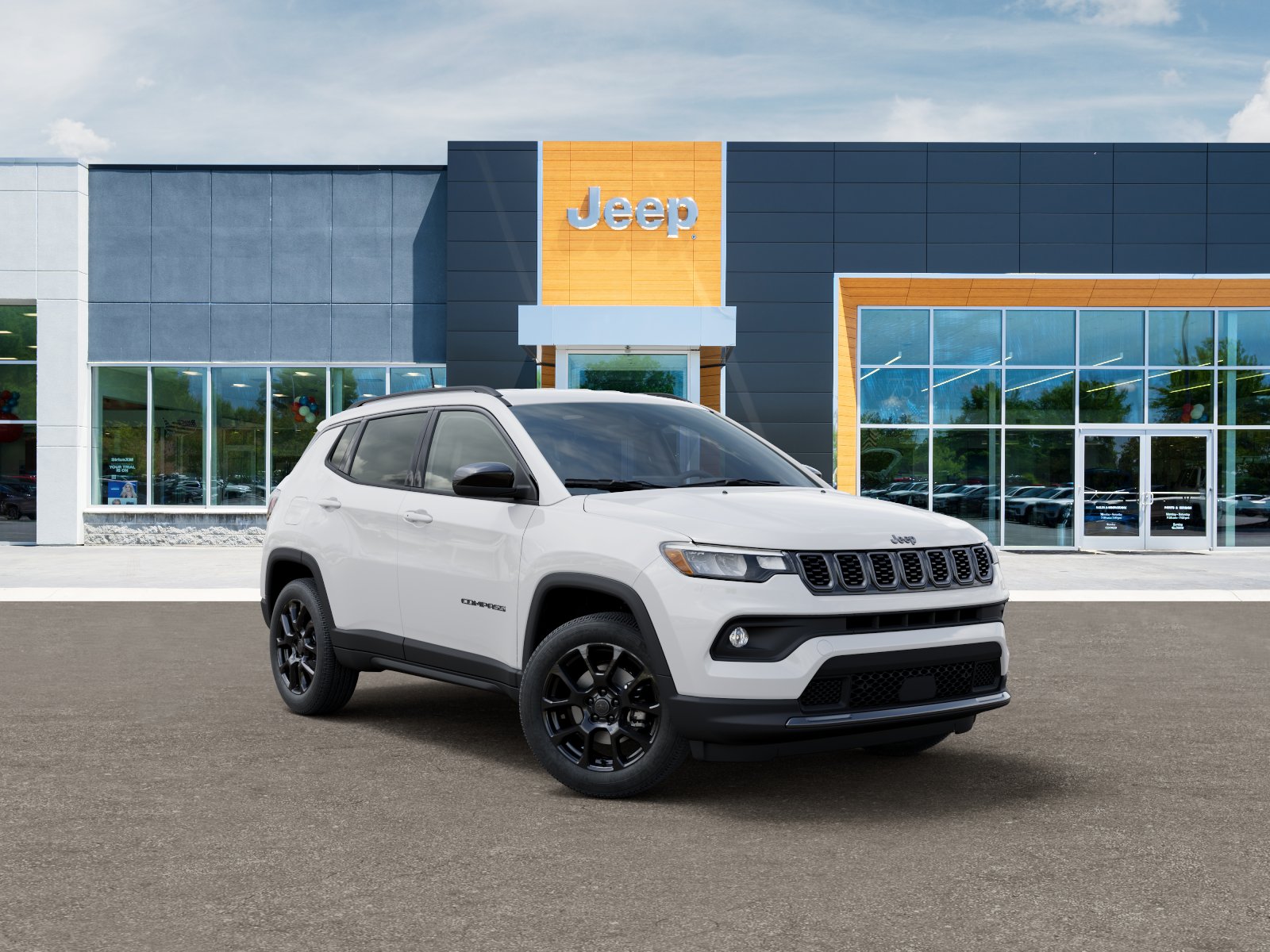 New 2026 Bright White Clear-Coat Exterior Paint Jeep Latitude image 31