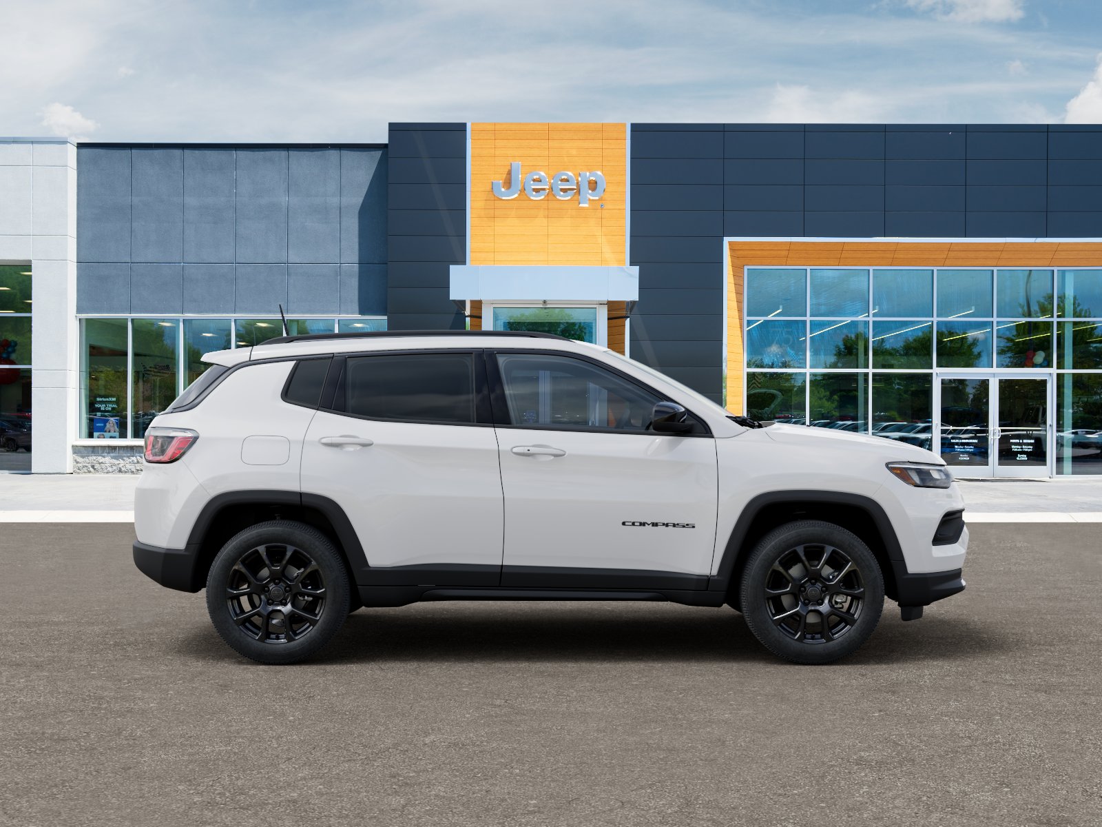 New 2026 Bright White Clear-Coat Exterior Paint Jeep Latitude image 47