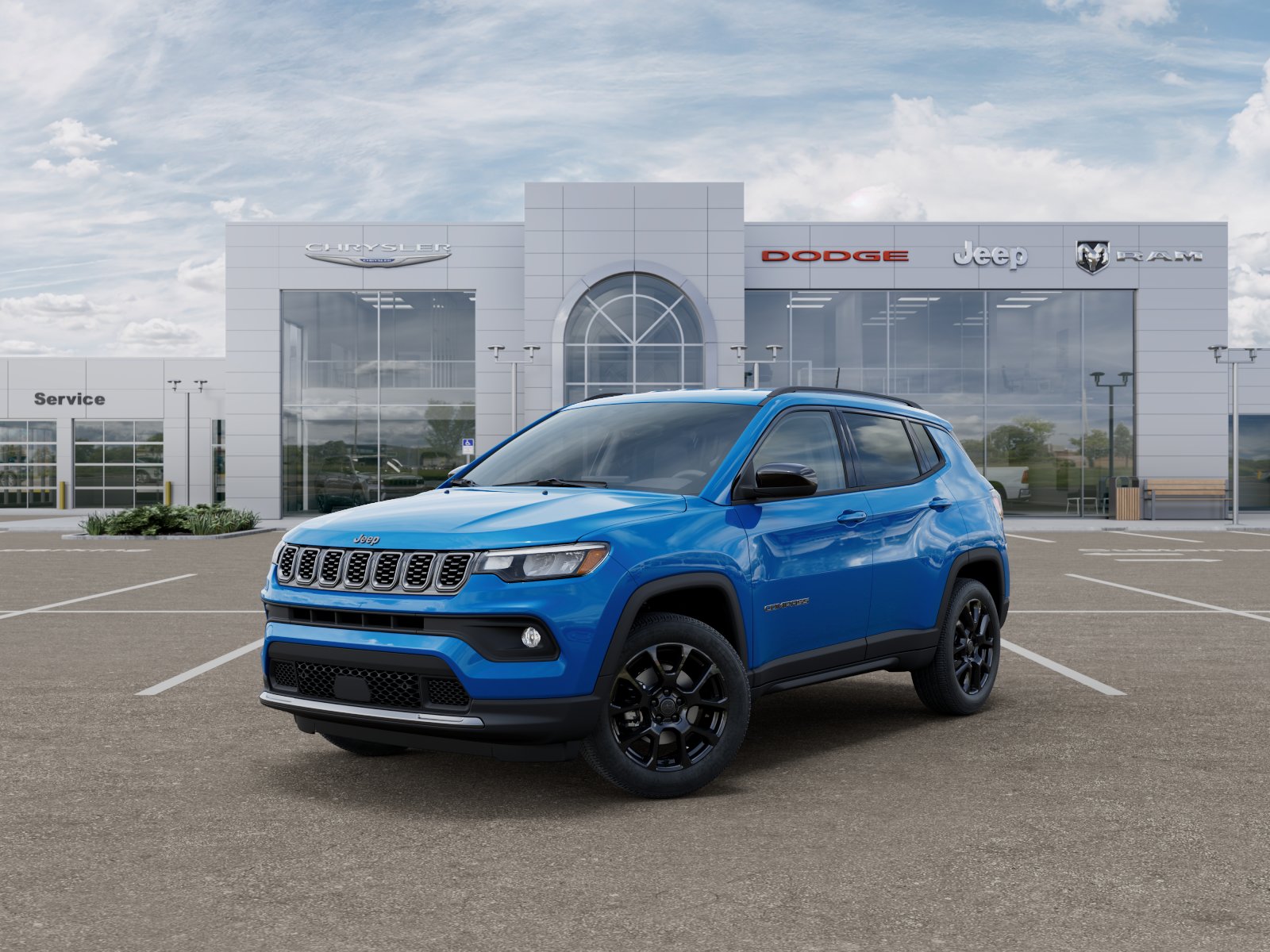 New 2026 Hydro Blue Pearl-Coat Exterior Paint Jeep Latitude image 70