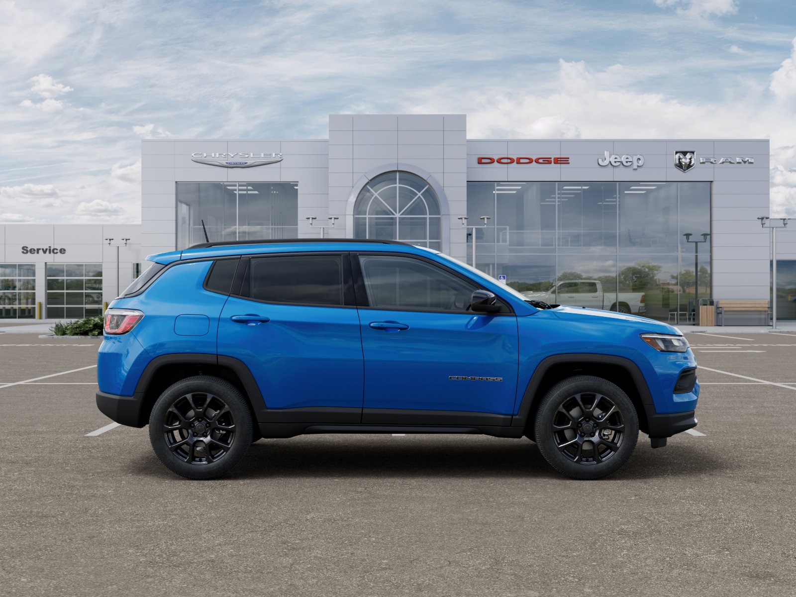 New 2026 Hydro Blue Pearl-Coat Exterior Paint Jeep Latitude image 89