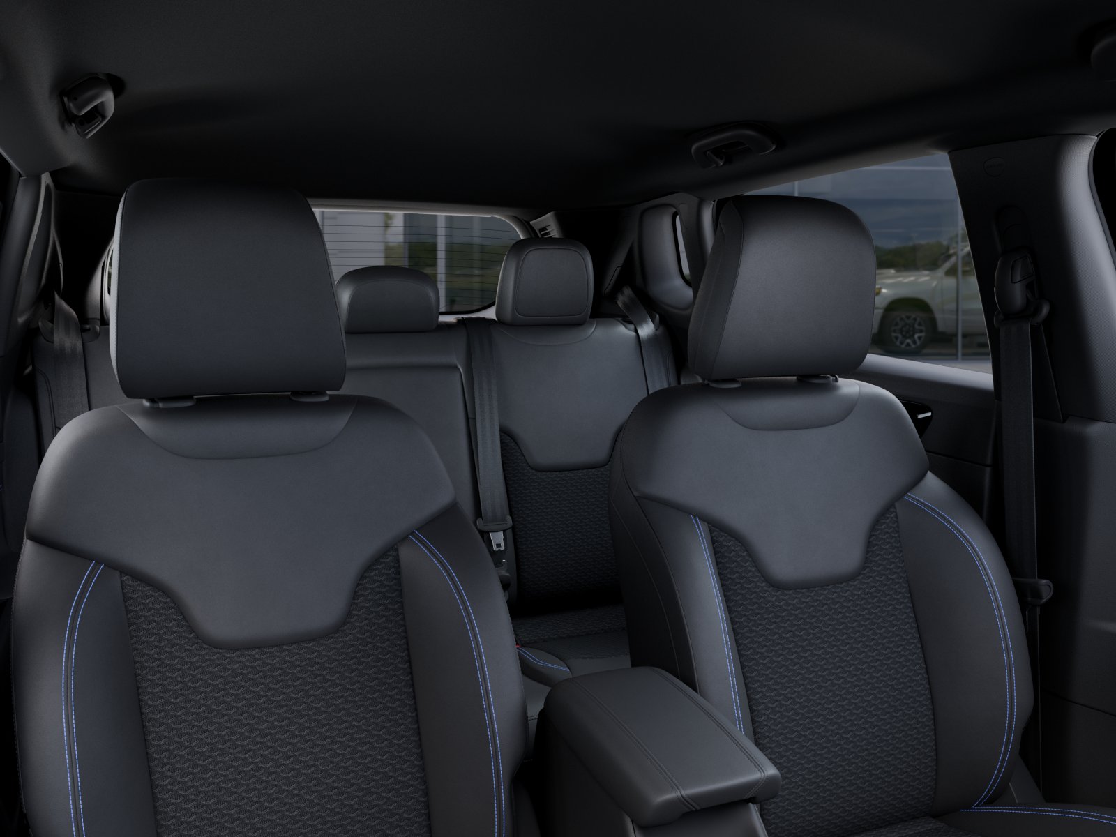 New 2026 Hydro Blue Pearl-Coat Exterior Paint Jeep Latitude image 94