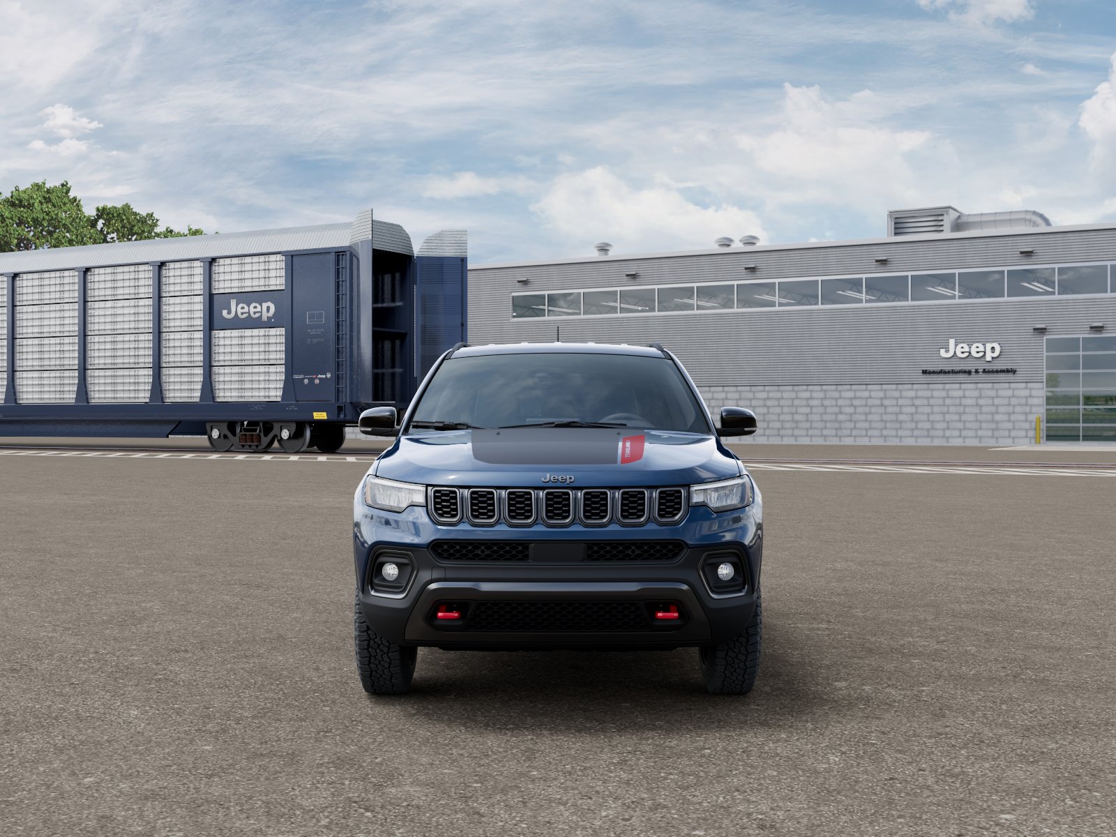 New 2026 Fathom Blue Pearl-Coat Exterior Paint Jeep Trailhawk image 18