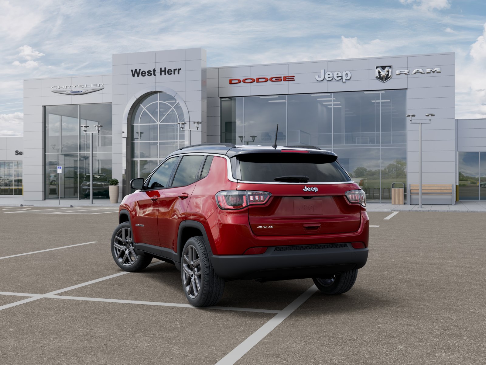 New 2026 Red Hot Pearl-Coat Exterior Paint Jeep Limited image 29