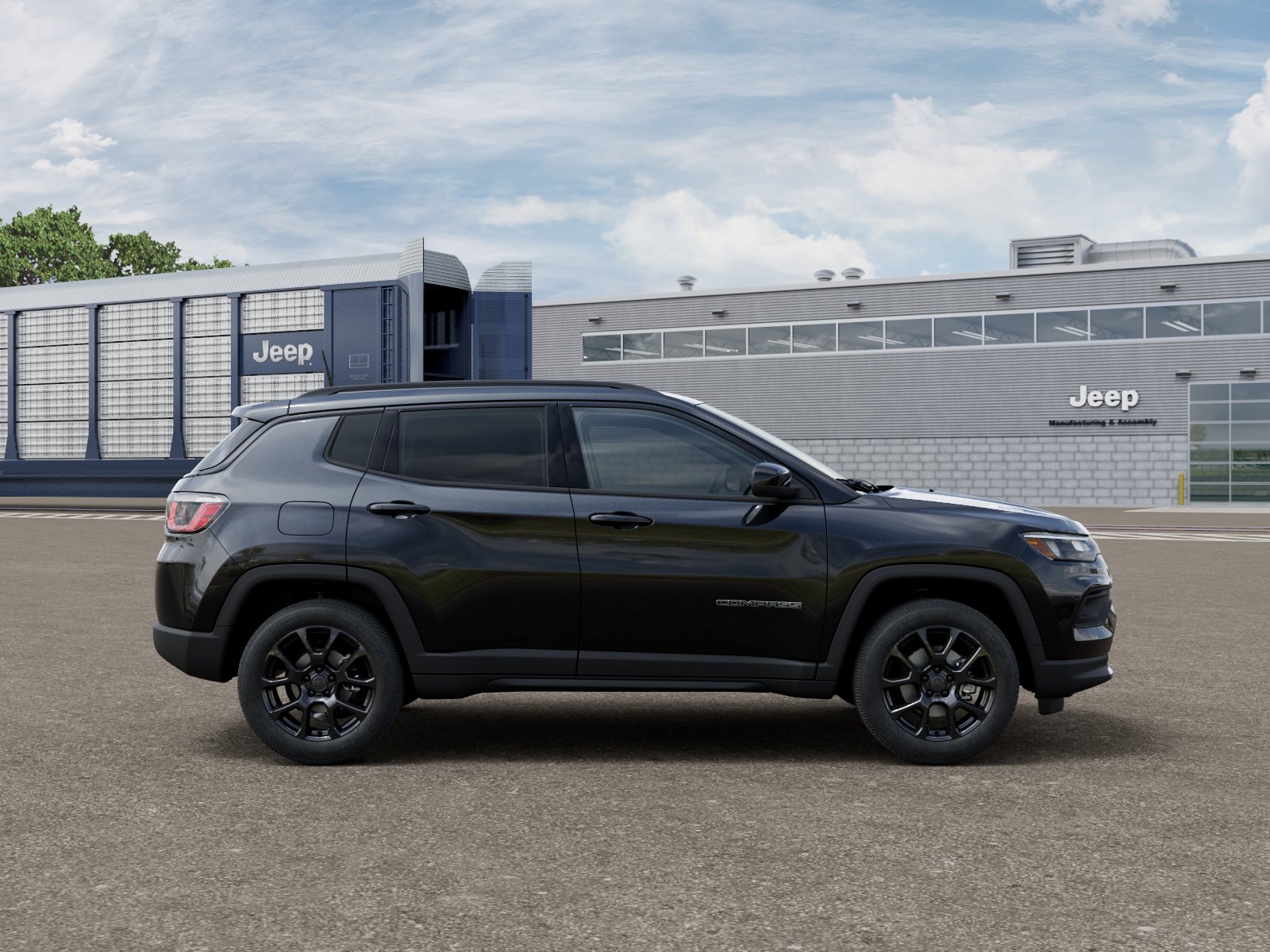 New 2026 Diamond Black Crystal Pearl-Coat Exterior Paint Jeep Latitude image 21
