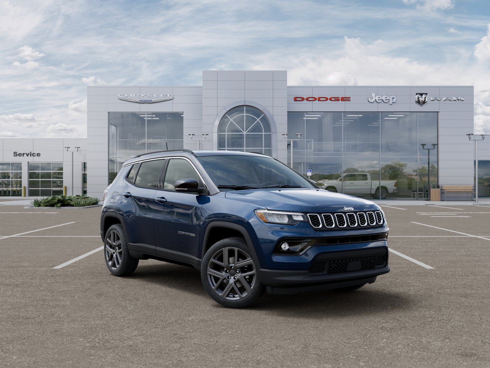 New 2026 Fathom Blue Pearl-Coat Exterior Paint Jeep Limited Altitude image 36