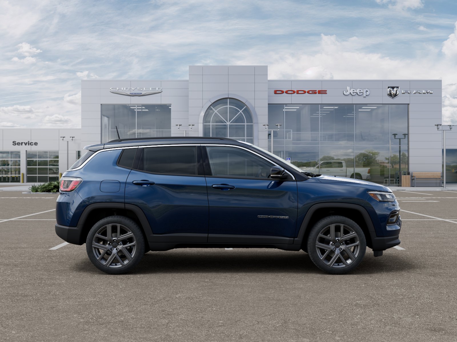 New 2026 Fathom Blue Pearl-Coat Exterior Paint Jeep Limited Altitude image 52