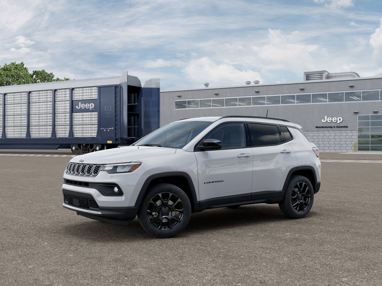New 2026 Bright White Clear-Coat Exterior Paint Jeep Latitude image 2
