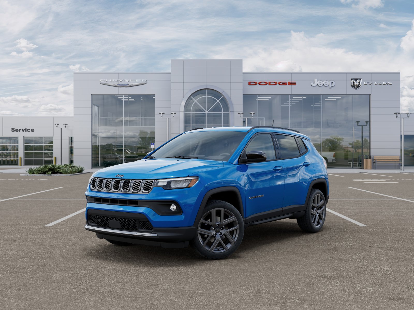 New 2026 Hydro Blue Pearl-Coat Exterior Paint Jeep Latitude Altitude image 27
