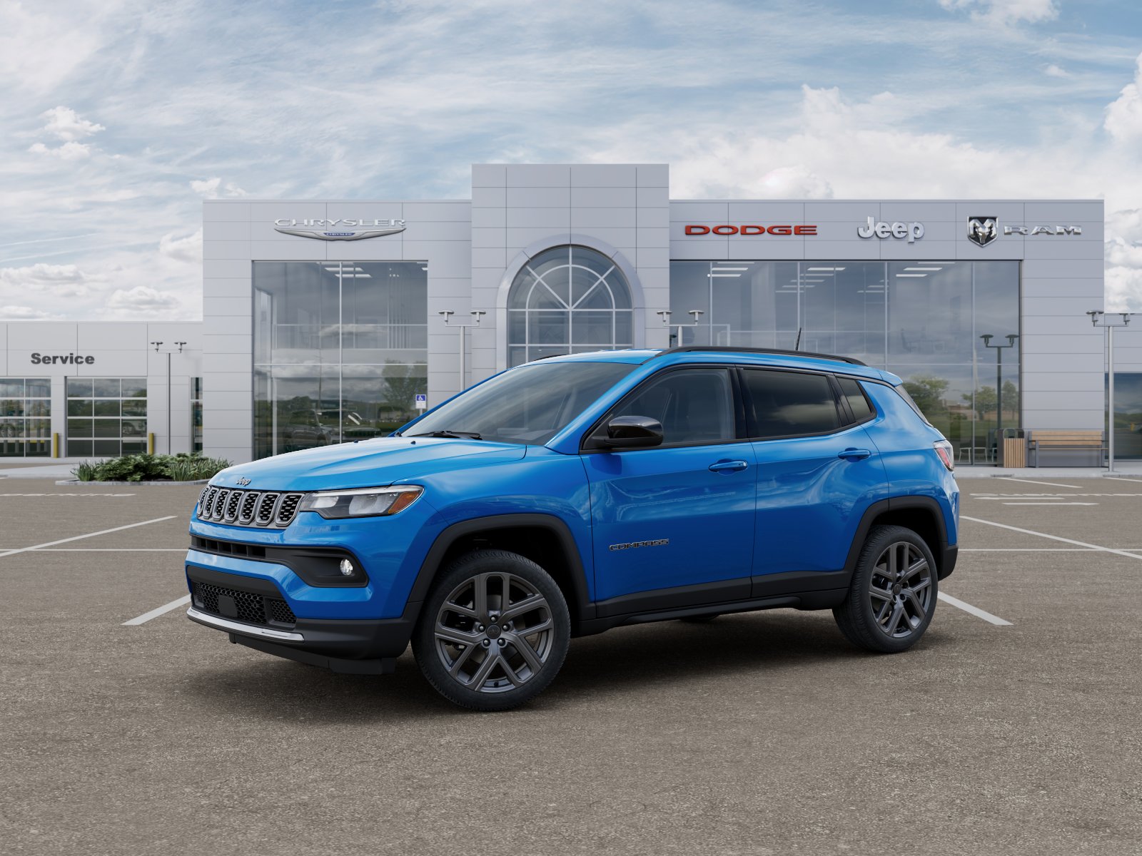 New 2026 Hydro Blue Pearl-Coat Exterior Paint Jeep Latitude Altitude image 28