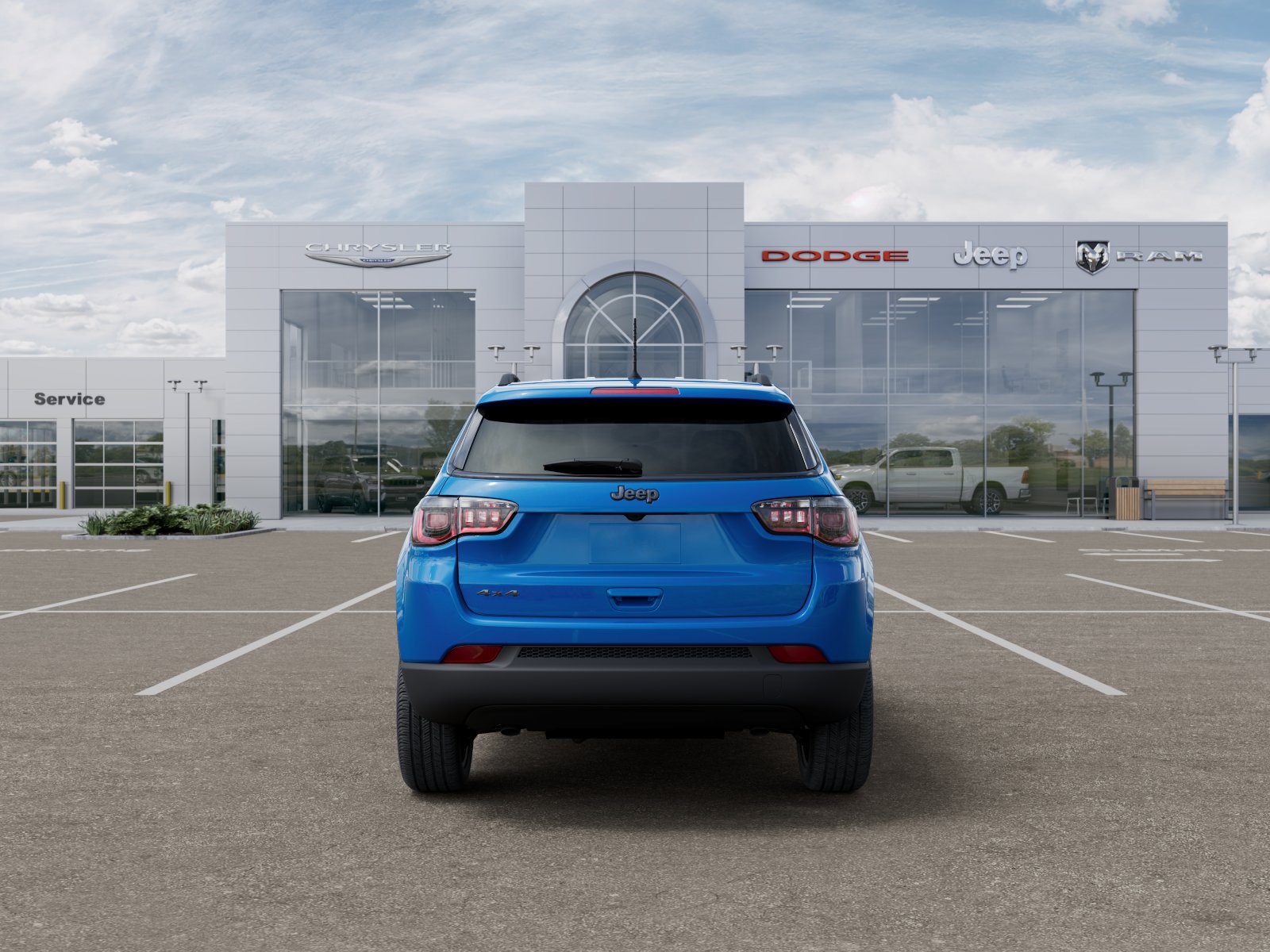 New 2026 Hydro Blue Pearl-Coat Exterior Paint Jeep Latitude Altitude image 33