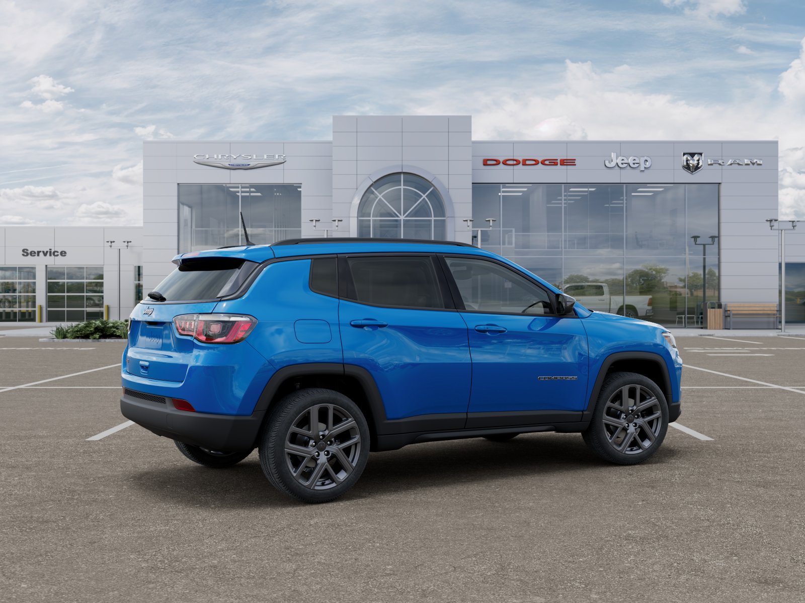 New 2026 Hydro Blue Pearl-Coat Exterior Paint Jeep Latitude Altitude image 30