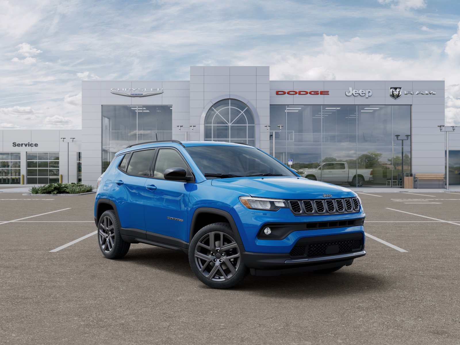 New 2026 Hydro Blue Pearl-Coat Exterior Paint Jeep Latitude Altitude image 31