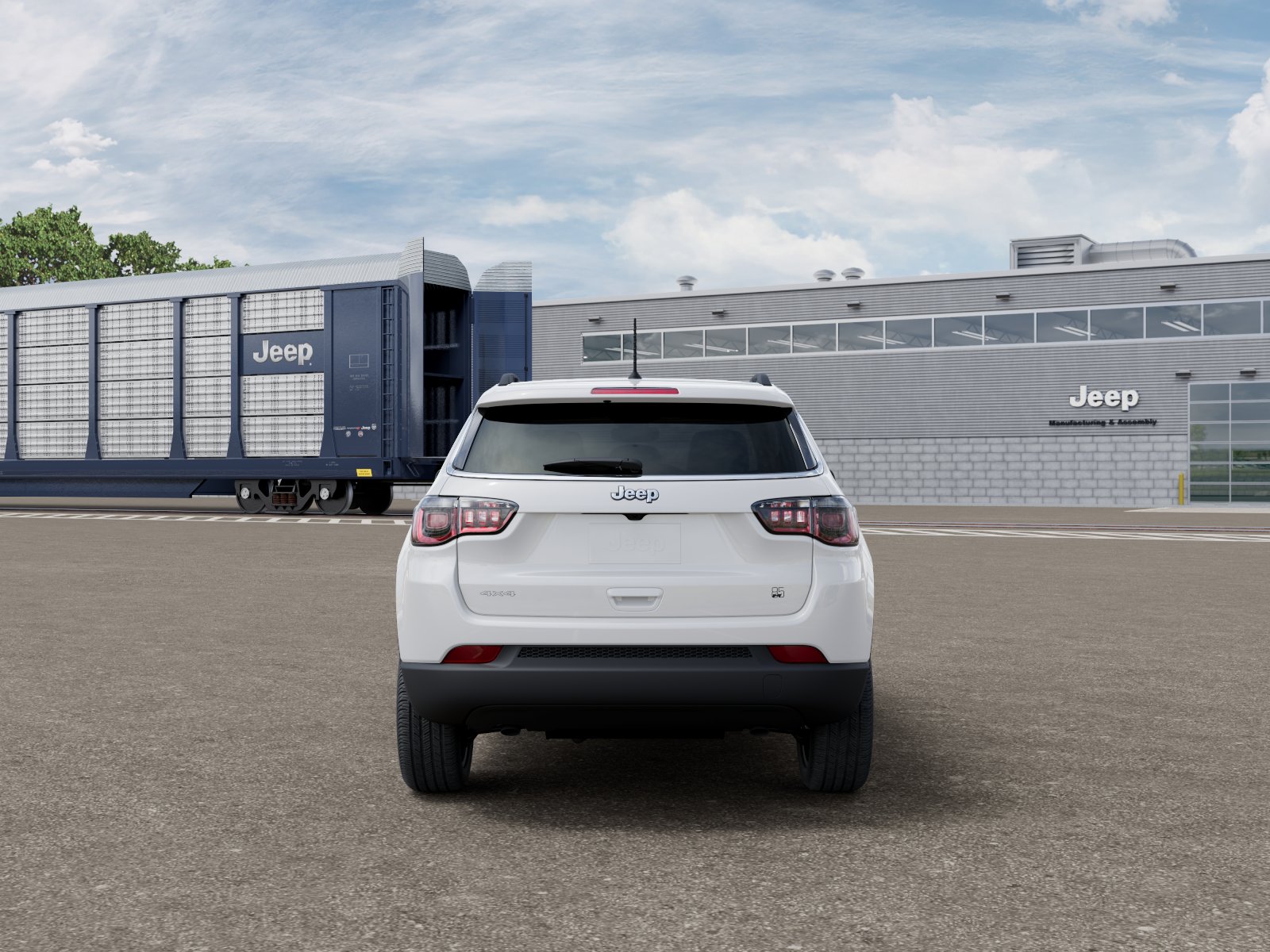 New 2026 Bright White Clear-Coat Exterior Paint Jeep  image 7