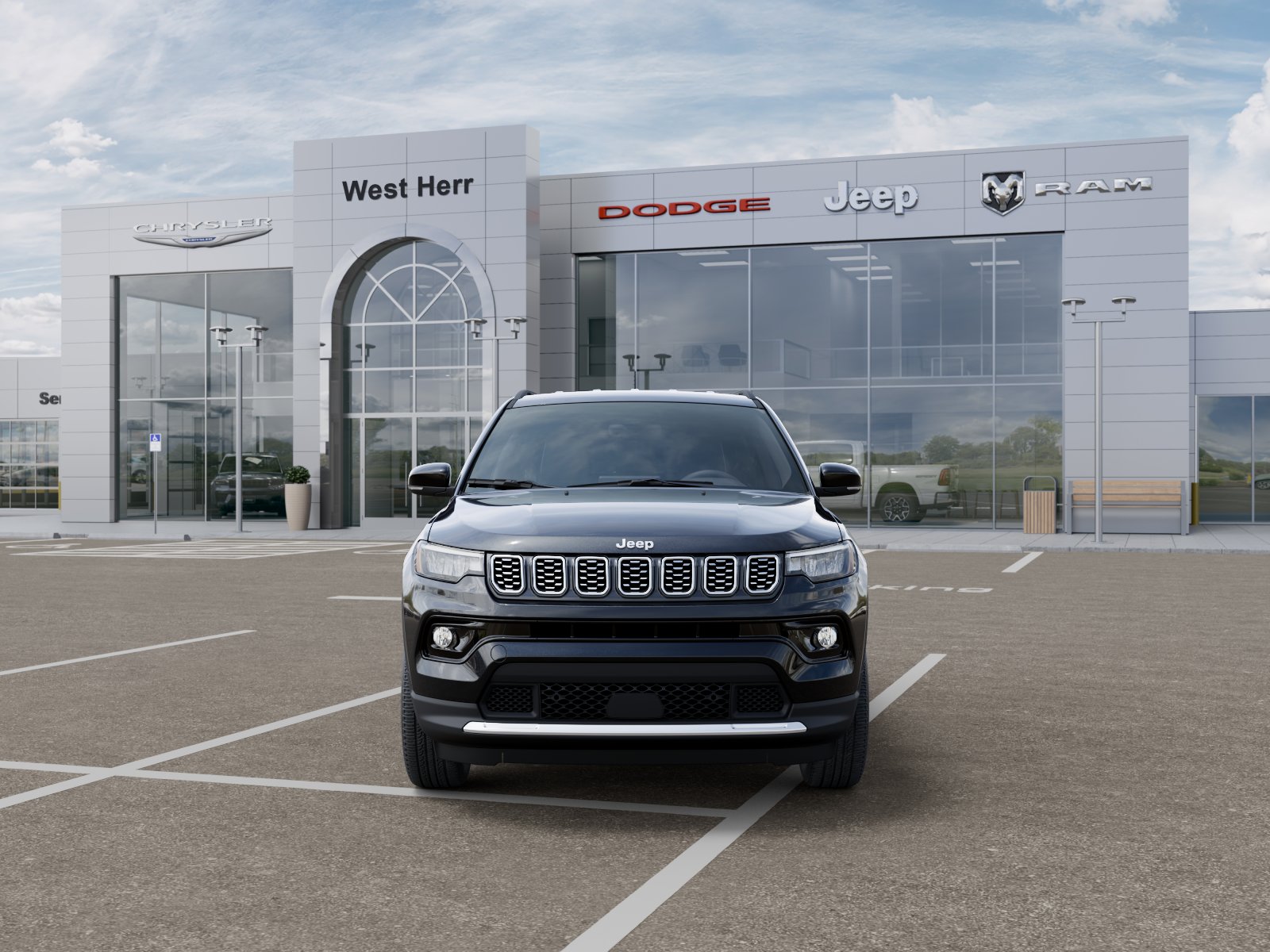 New 2026 Diamond Black Crystal Pearl-Coat Exterior Paint Jeep COMPASS LIMITED 4X4 image 32
