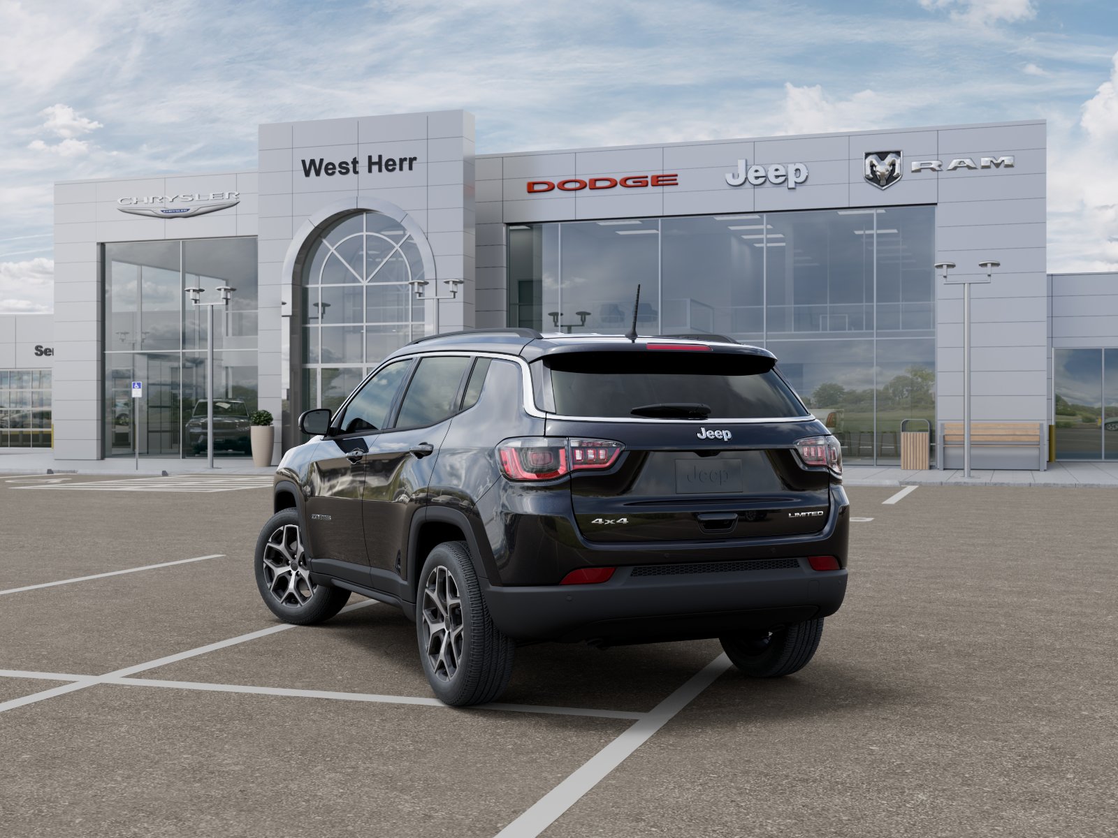 New 2026 Diamond Black Crystal Pearl-Coat Exterior Paint Jeep COMPASS LIMITED 4X4 image 29