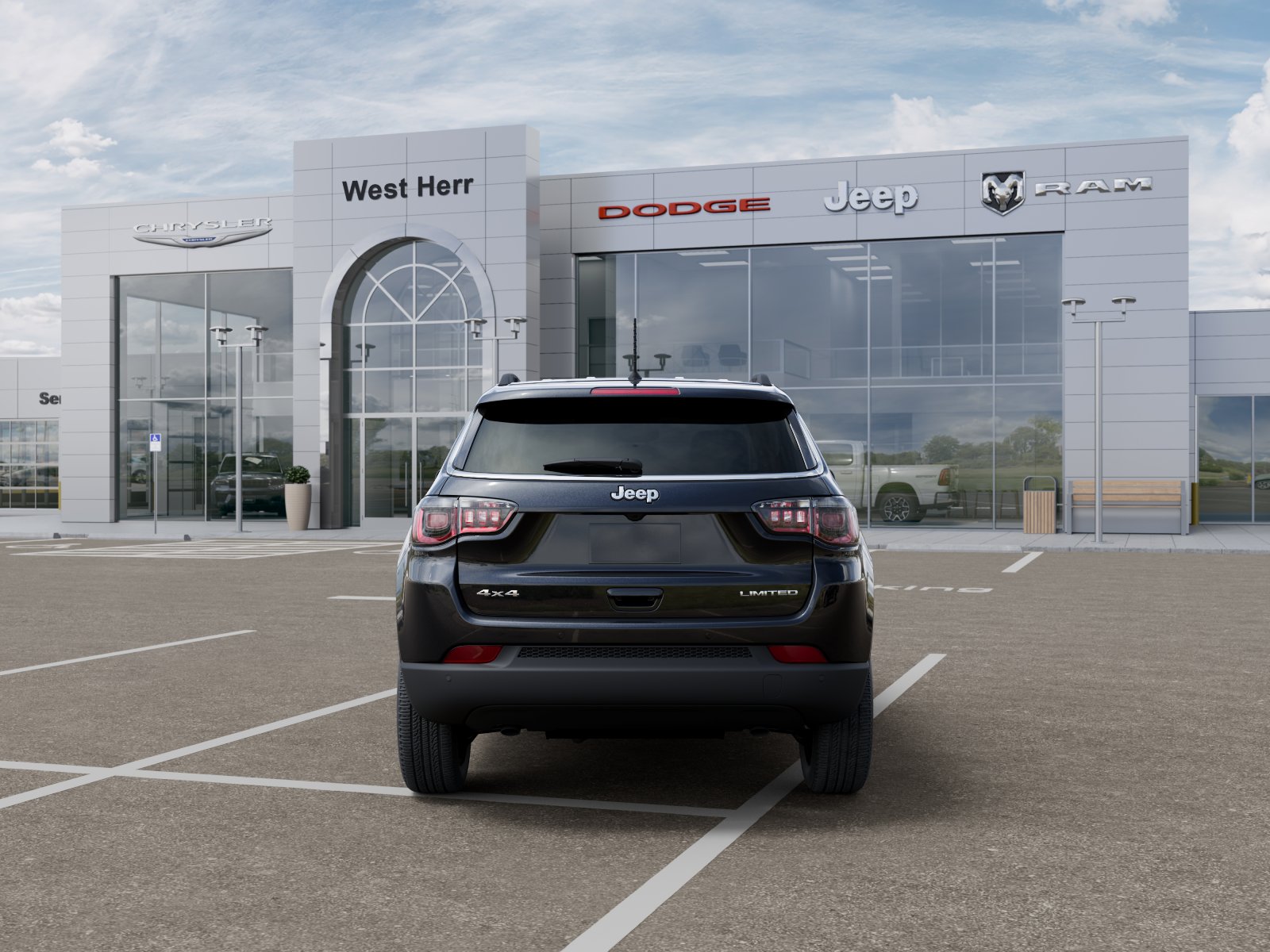 New 2026 Diamond Black Crystal Pearl-Coat Exterior Paint Jeep COMPASS LIMITED 4X4 image 33