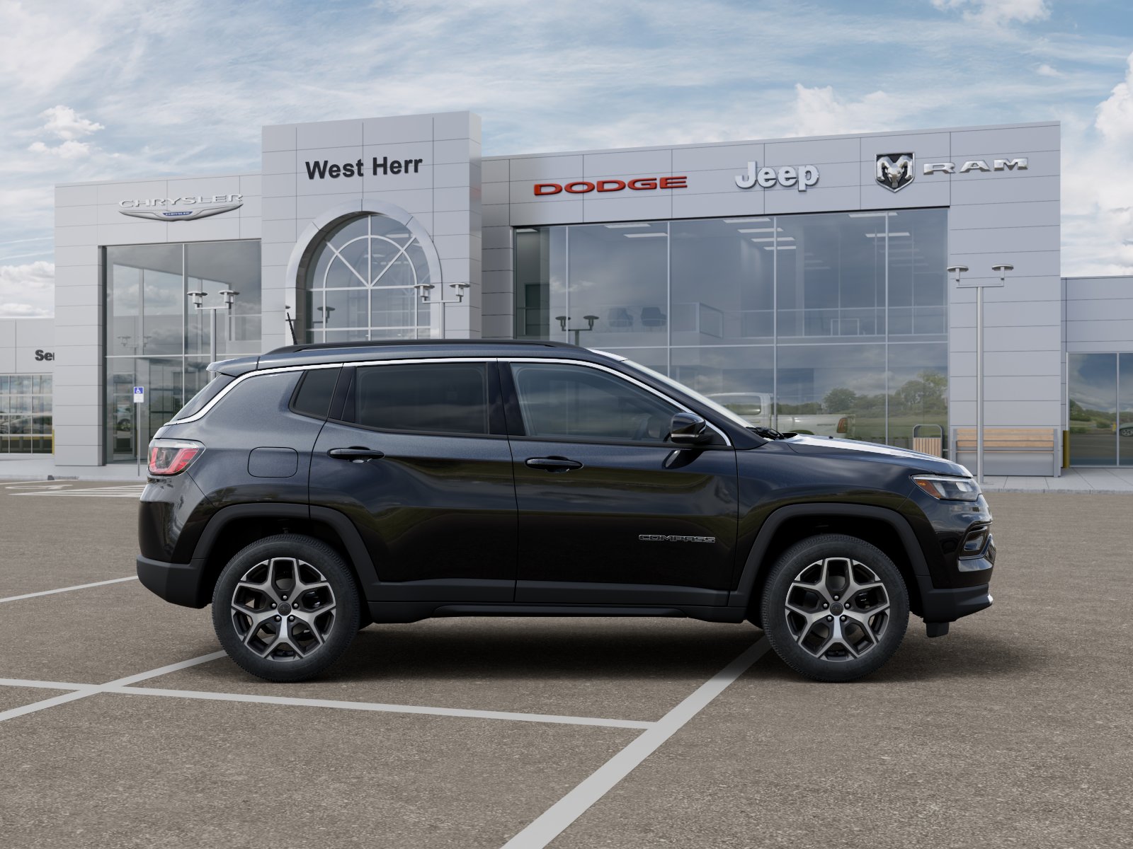 New 2026 Diamond Black Crystal Pearl-Coat Exterior Paint Jeep COMPASS LIMITED 4X4 image 47