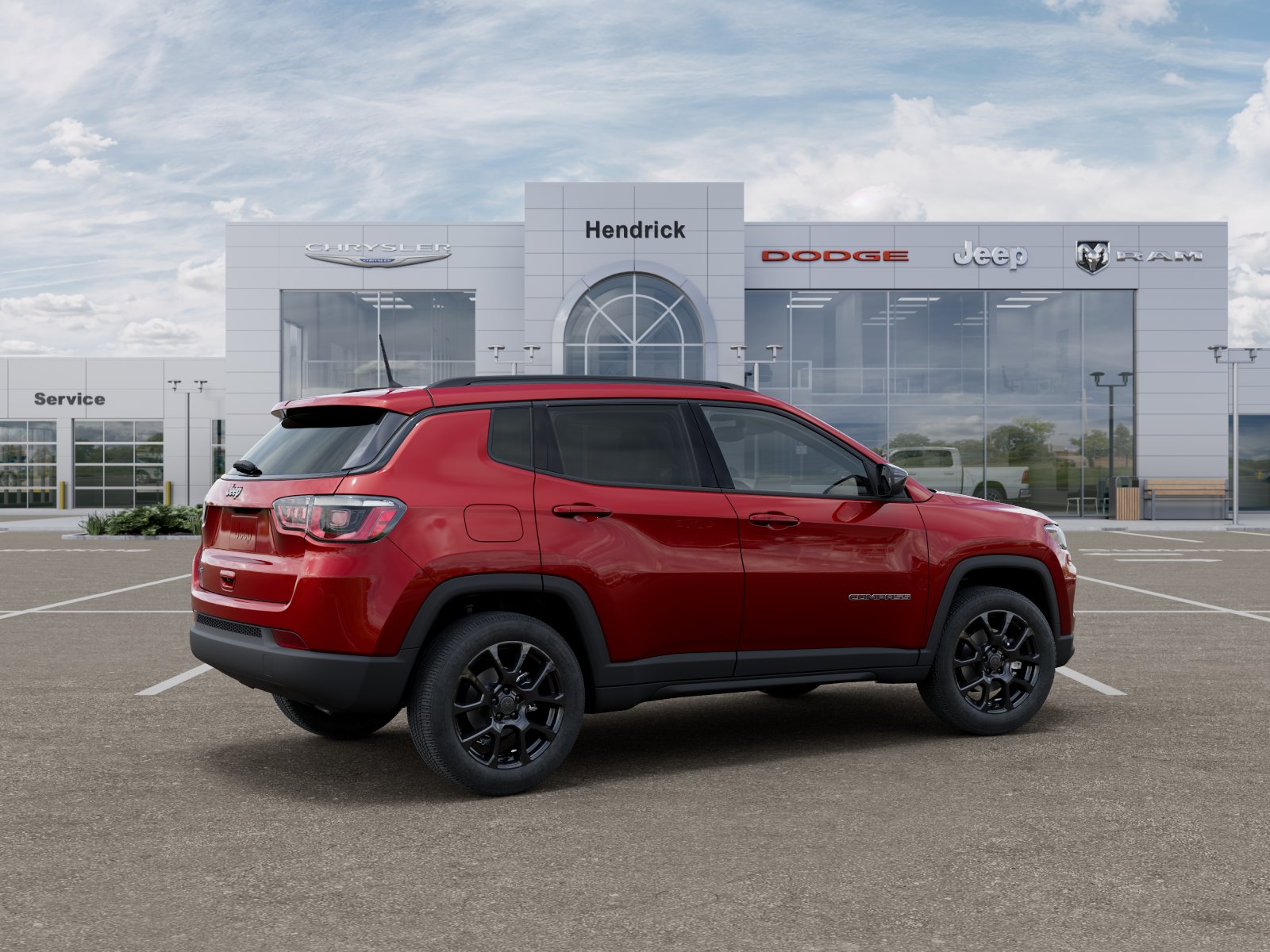 New 2026 Red Hot Pearl-Coat Exterior Paint Jeep Latitude Altitude image 30