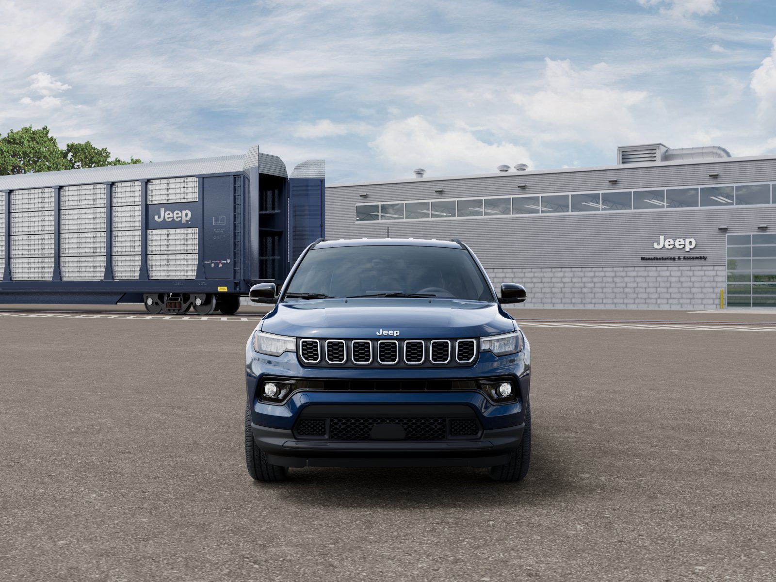 New 2026 Fathom Blue Pearl-Coat Exterior Paint Jeep COMPASS LIMITED ALTITUDE 4X4 image 106
