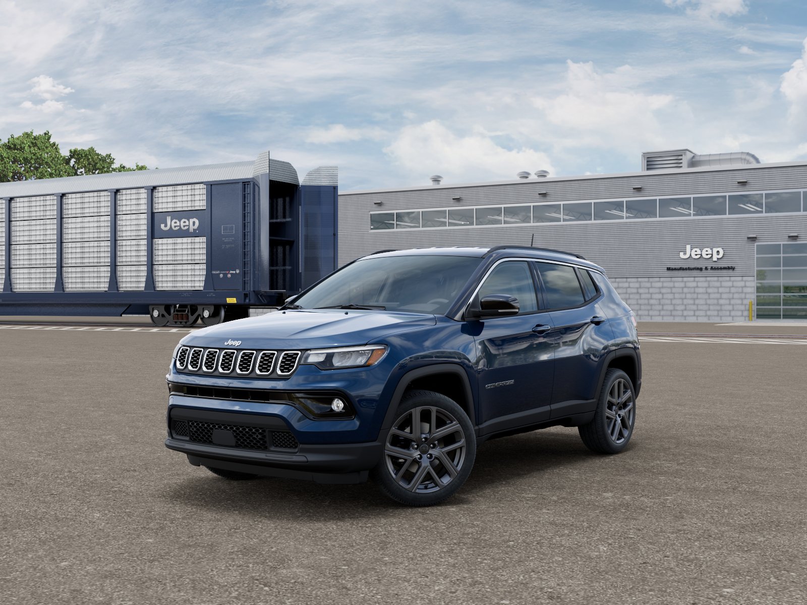 New 2026 Fathom Blue Pearl-Coat Exterior Paint Jeep COMPASS LIMITED ALTITUDE 4X4 image 101