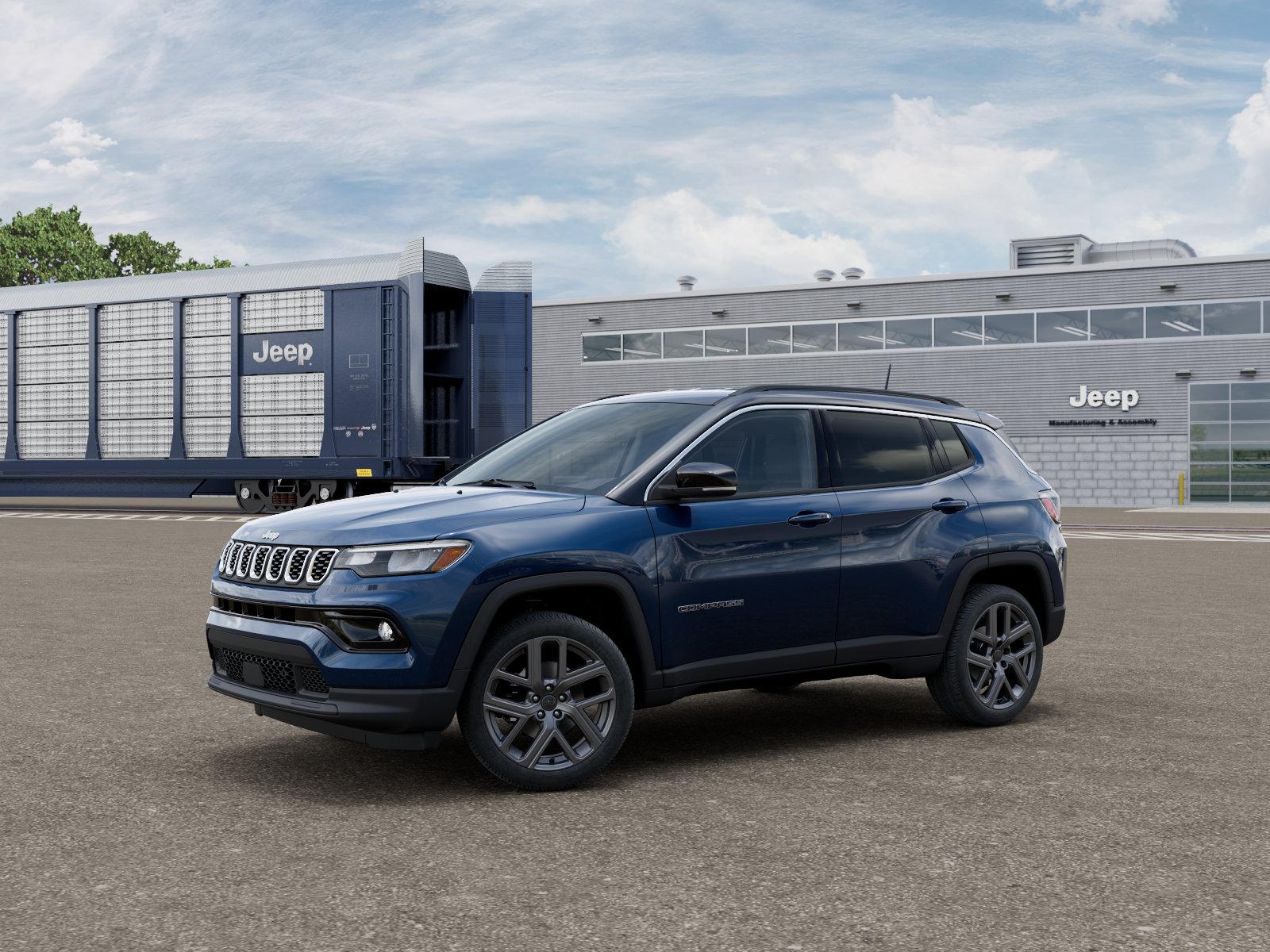 New 2026 Fathom Blue Pearl-Coat Exterior Paint Jeep COMPASS LIMITED ALTITUDE 4X4 image 102