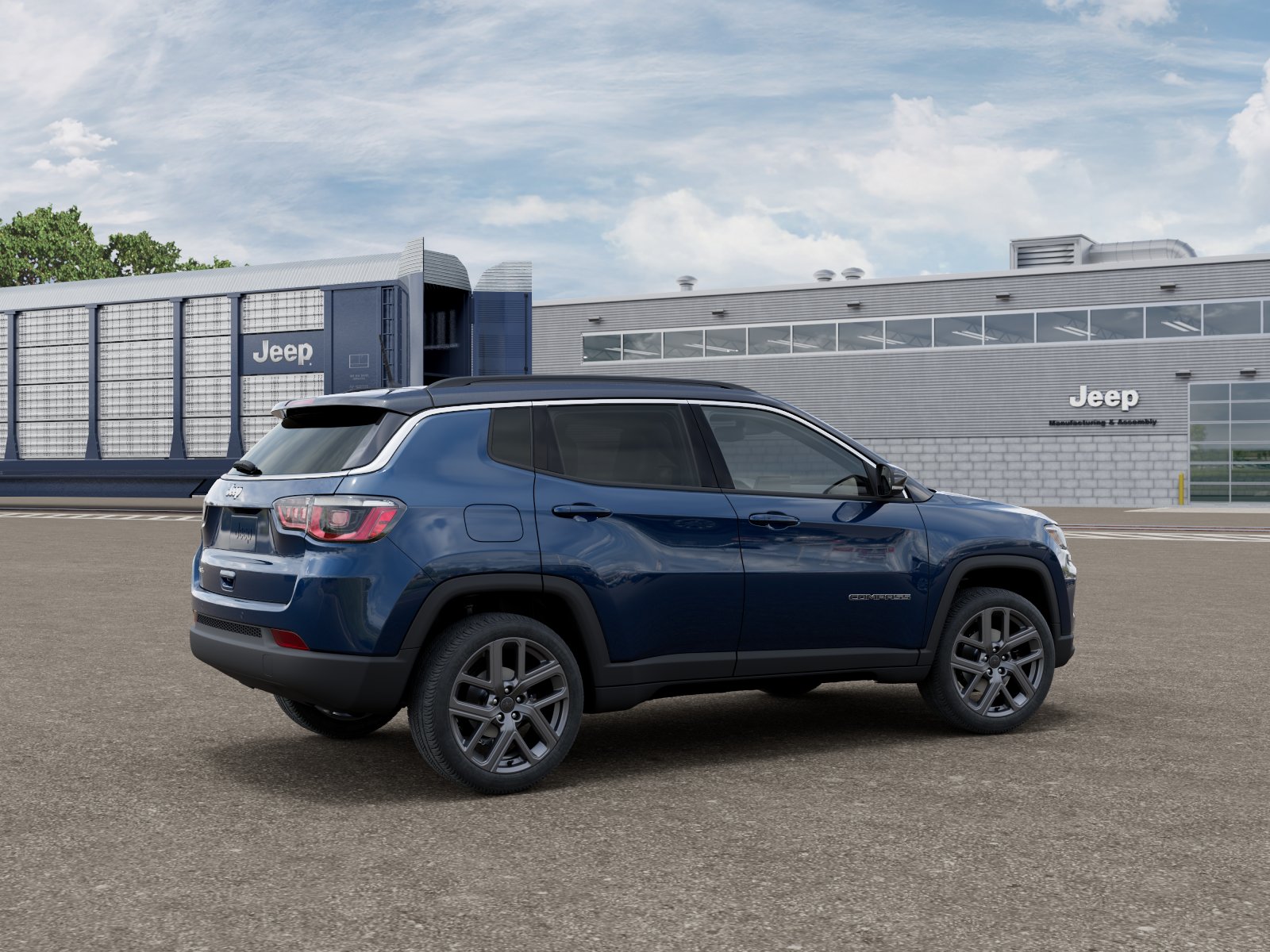 New 2026 Fathom Blue Pearl-Coat Exterior Paint Jeep COMPASS LIMITED ALTITUDE 4X4 image 104