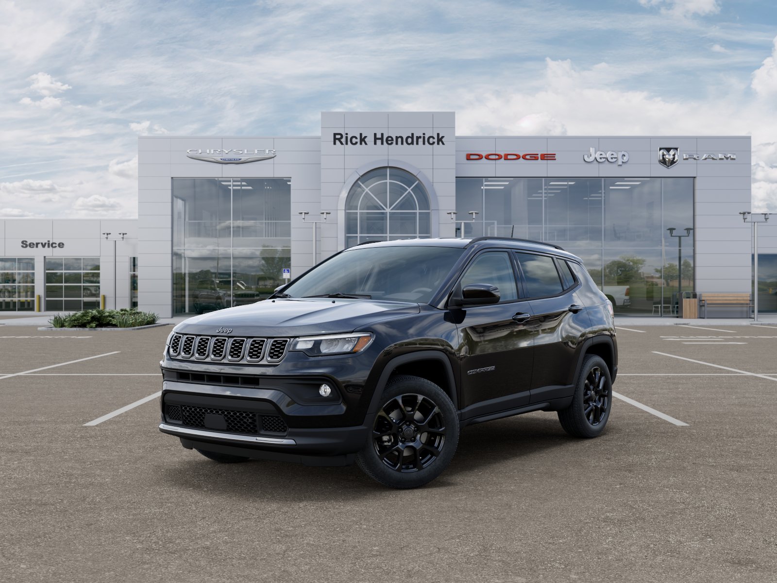 New 2026 Diamond Black Crystal Pearlcoat Jeep Latitude Altitude image 35