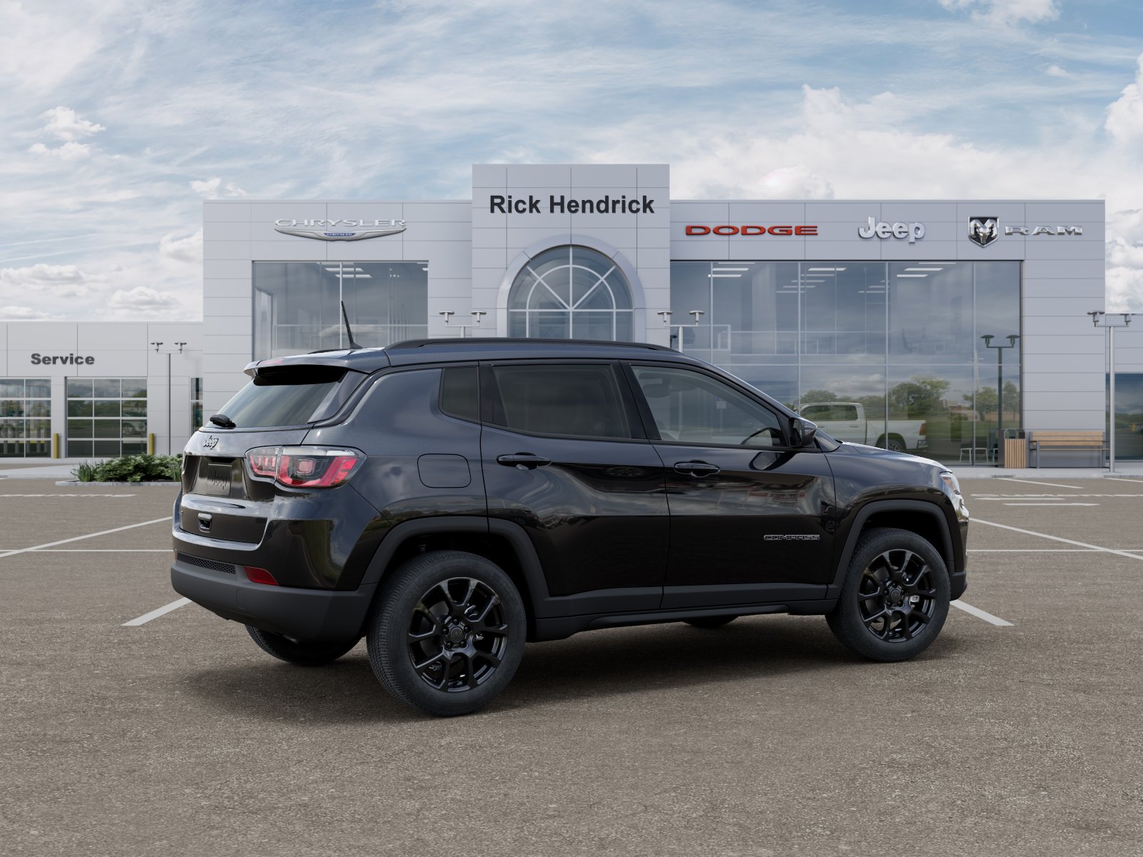 New 2026 Diamond Black Crystal Pearlcoat Jeep Latitude Altitude image 38