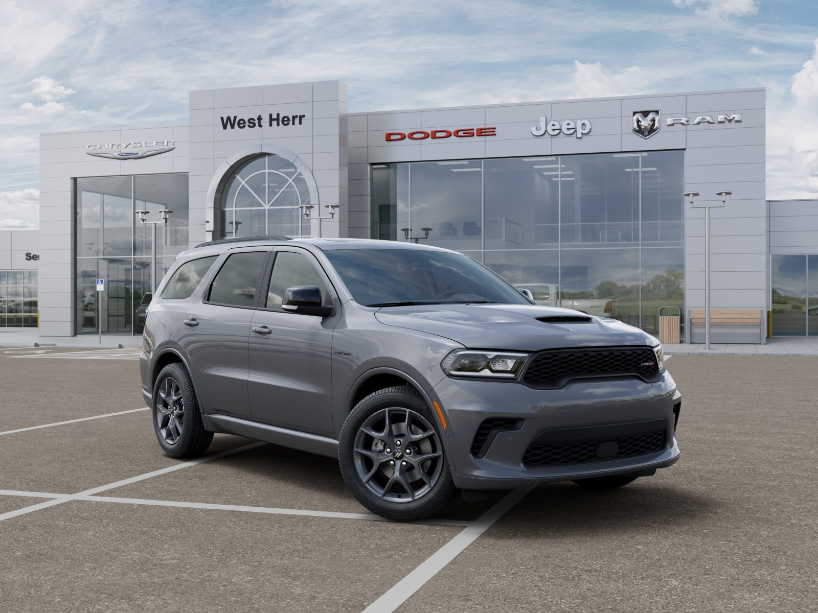 New 2026 Destroyer Gray Clear-Coat Exterior Paint Dodge DURANGO GT PLUS AWD HEMI V8 image 105