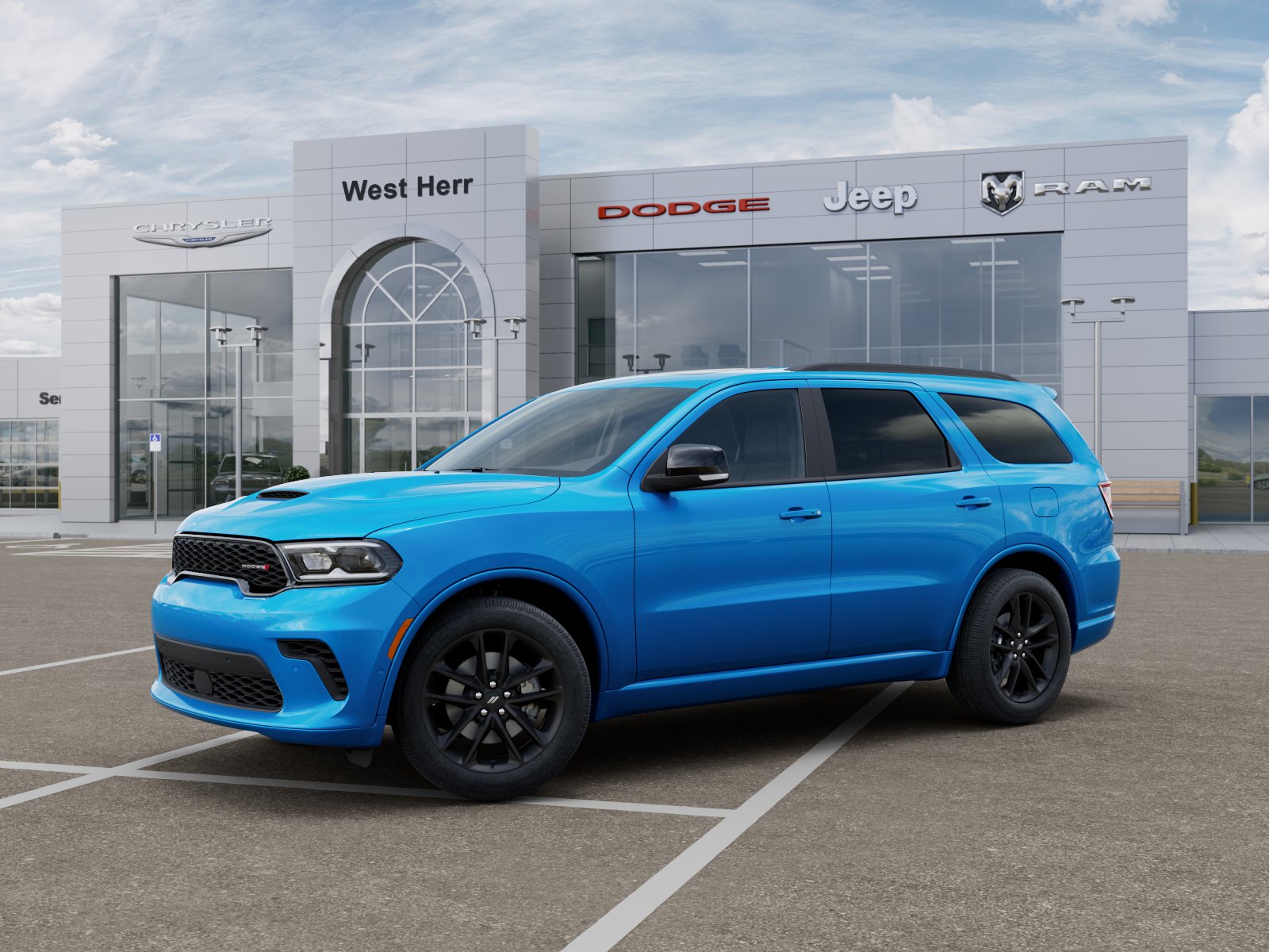 New 2026 B5 Blue Exterior Paint Dodge DURANGO GT PLUS AWD image 2
