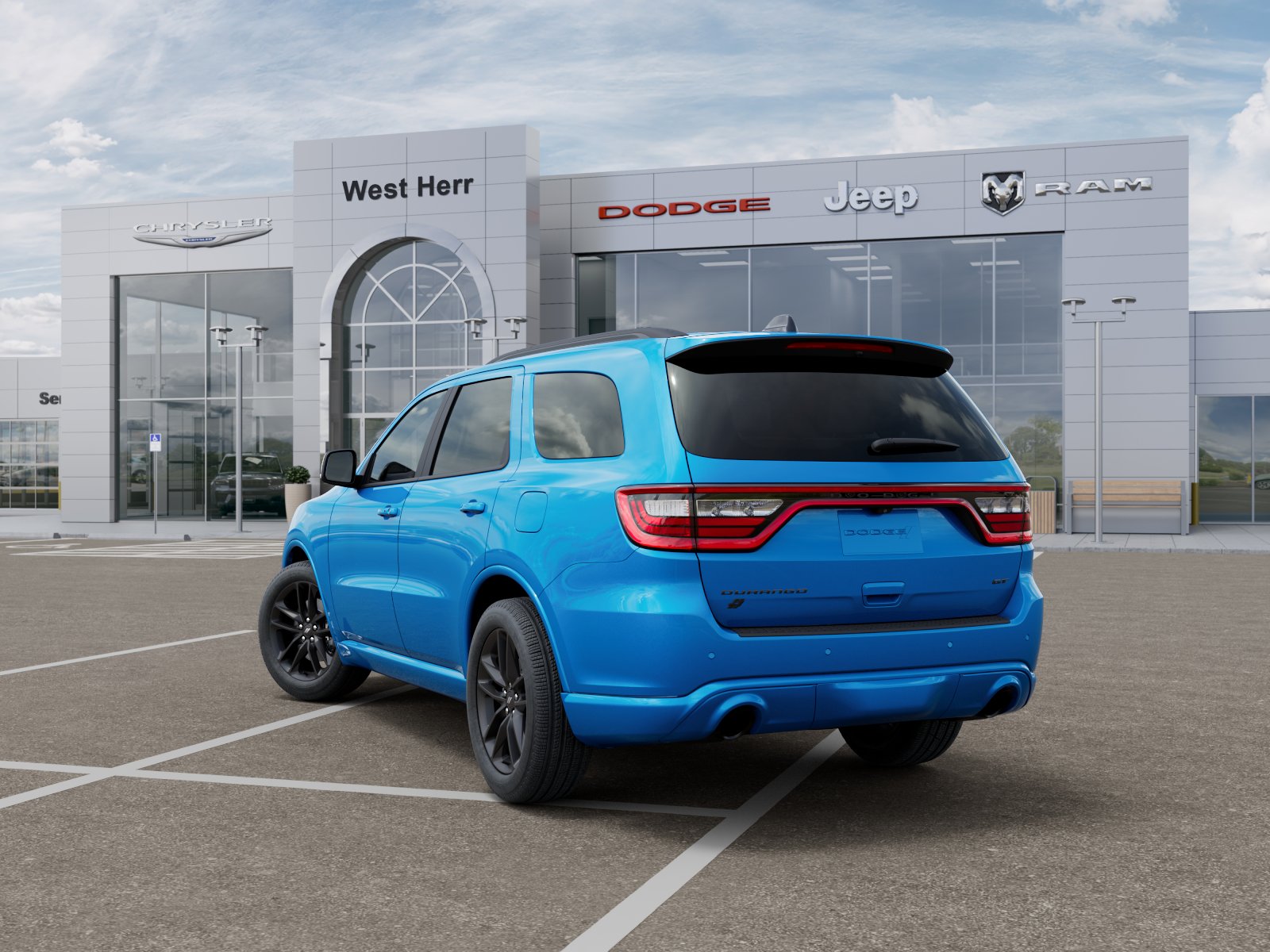 New 2026 B5 Blue Exterior Paint Dodge DURANGO GT PLUS AWD image 3