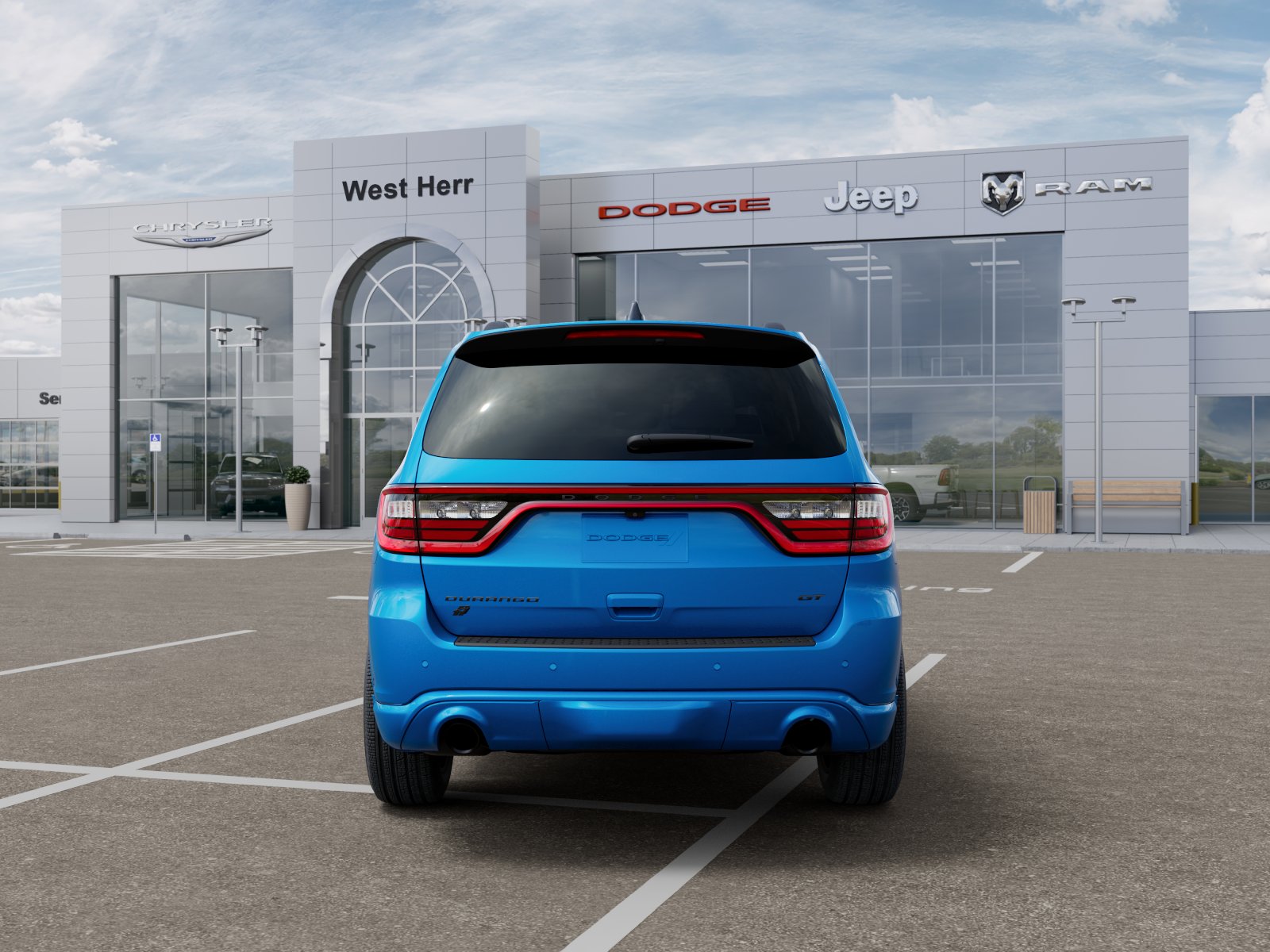 New 2026 B5 Blue Exterior Paint Dodge DURANGO GT PLUS AWD image 7