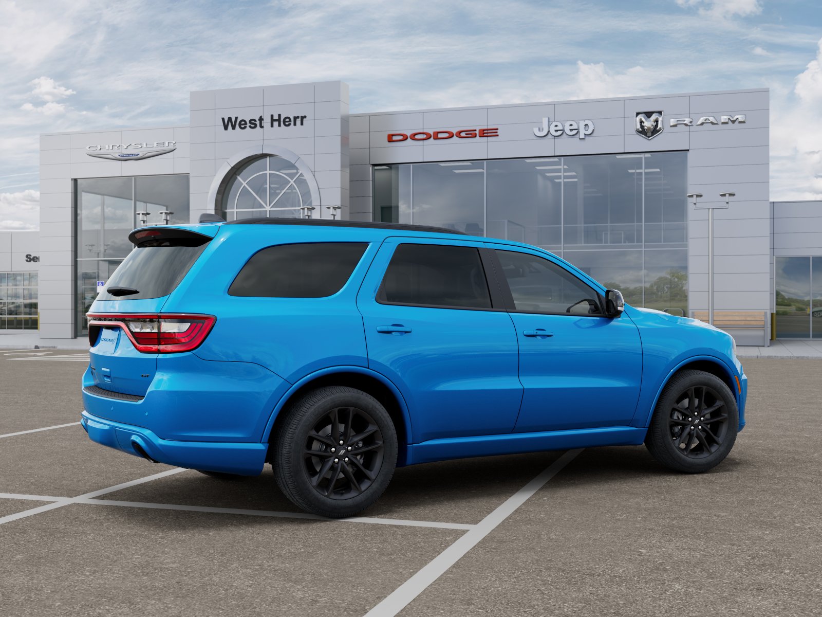 New 2026 B5 Blue Exterior Paint Dodge DURANGO GT PLUS AWD image 4