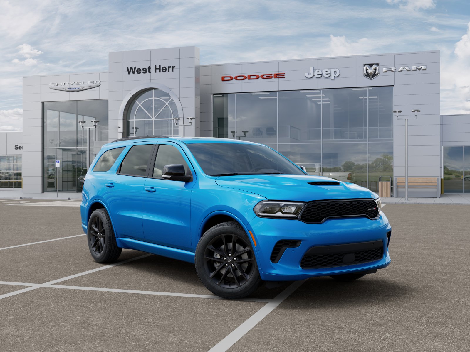 New 2026 B5 Blue Exterior Paint Dodge DURANGO GT PLUS AWD image 5