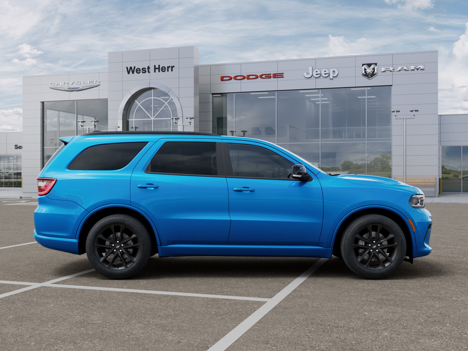 New 2026 B5 Blue Exterior Paint Dodge DURANGO GT PLUS AWD image 21