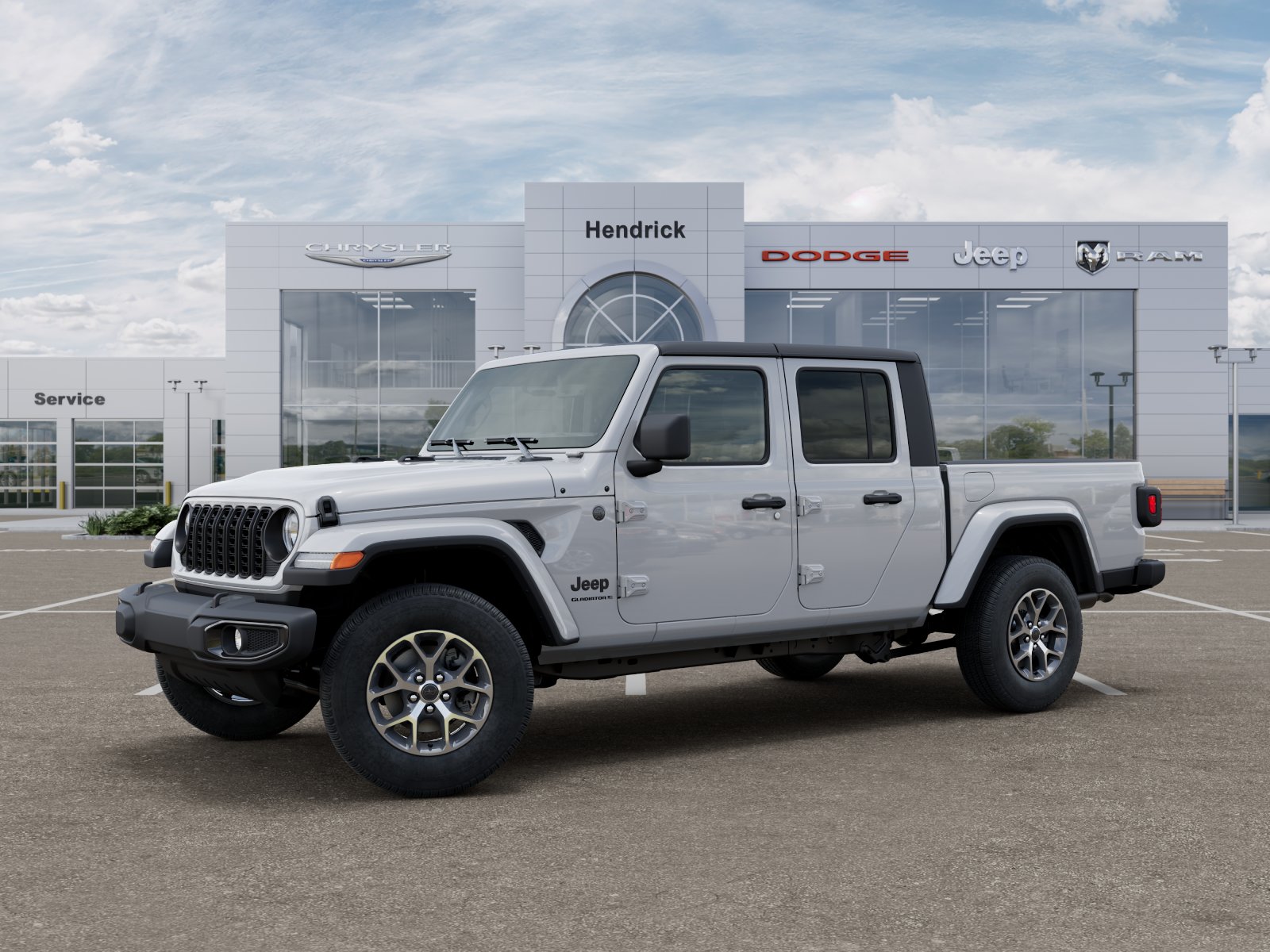 New 2026 Bright White Clear-Coat Exterior Paint Jeep Sport S image 38