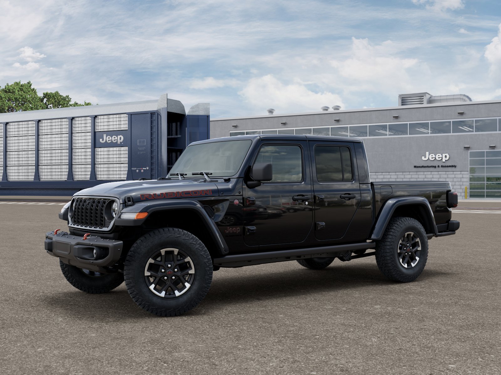 New 2026 Black Clear-Coat Exterior Paint Jeep Rubicon image 3