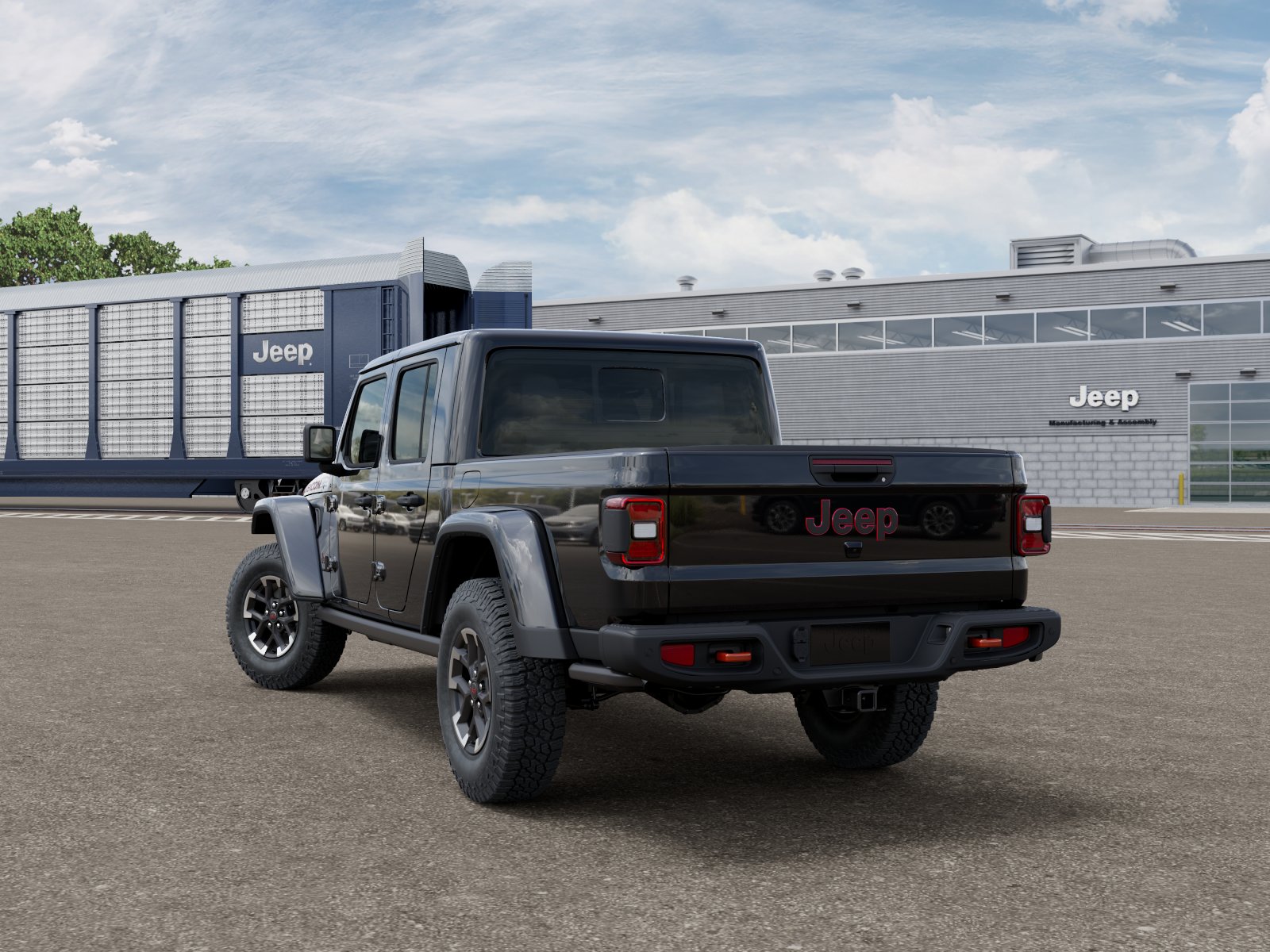 New 2026 Black Clear-Coat Exterior Paint Jeep Rubicon image 4