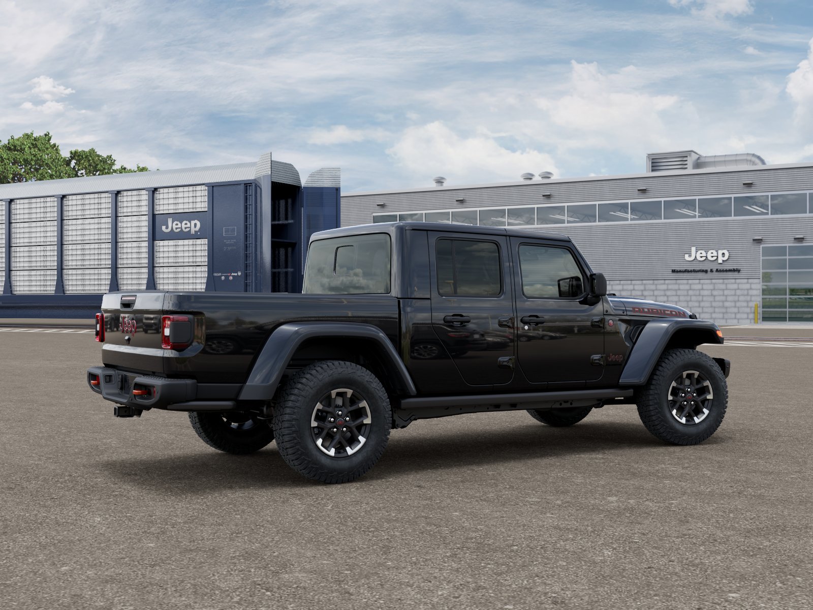 New 2026 Black Clear-Coat Exterior Paint Jeep Rubicon image 5
