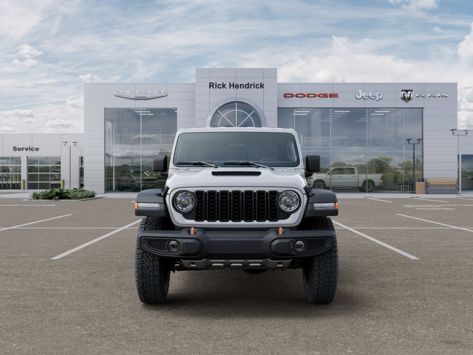 New 2026 Bright White Clear-Coat Exterior Paint Jeep Mojave image 33