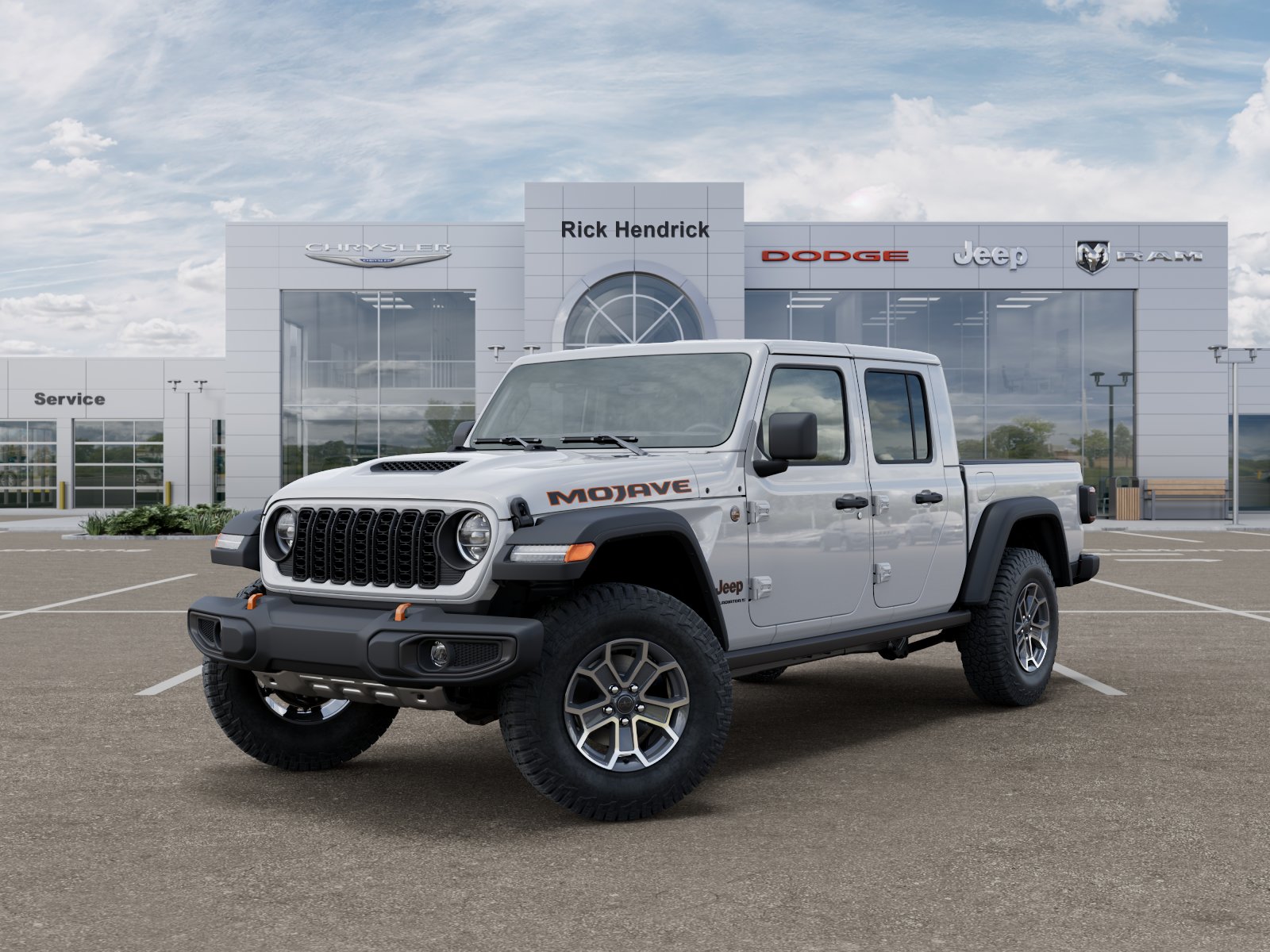 New 2026 Bright White Clear-Coat Exterior Paint Jeep Mojave image 29