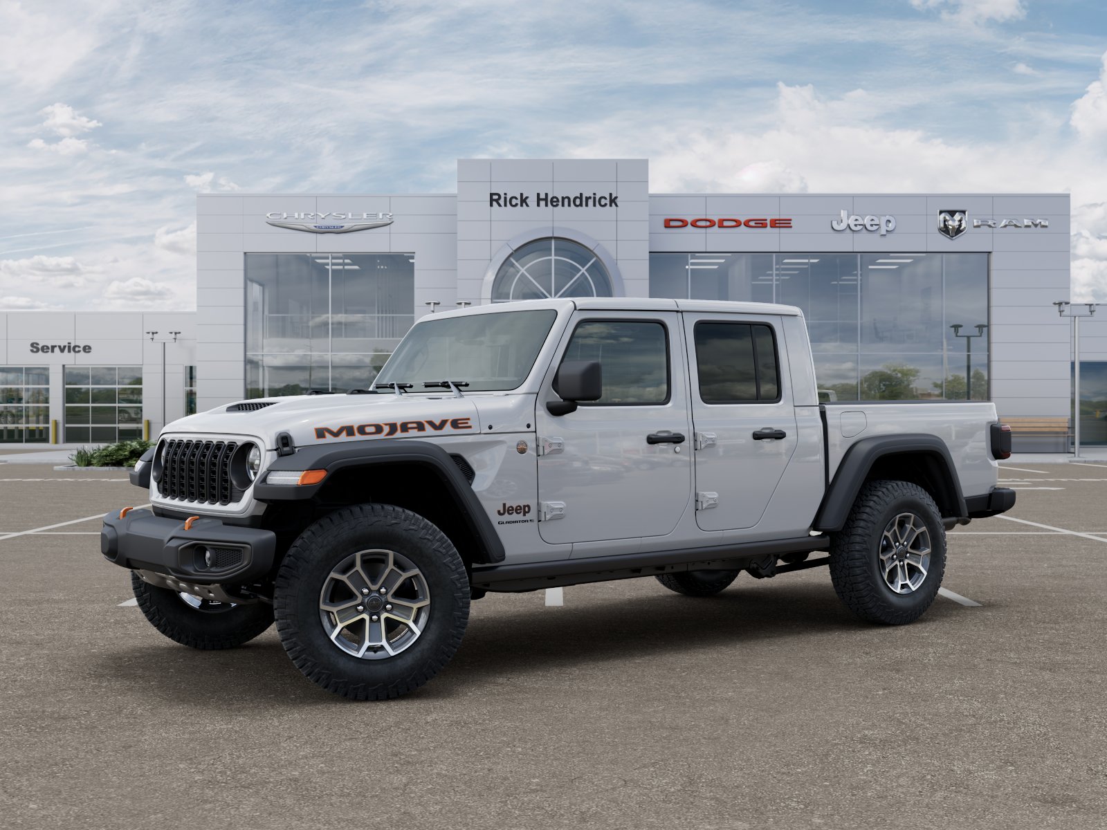 New 2026 Bright White Clear-Coat Exterior Paint Jeep Mojave image 30