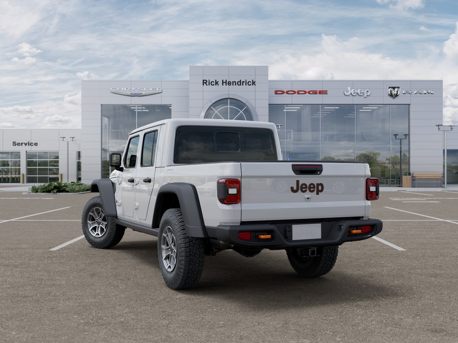 New 2026 Bright White Clear-Coat Exterior Paint Jeep Mojave image 31